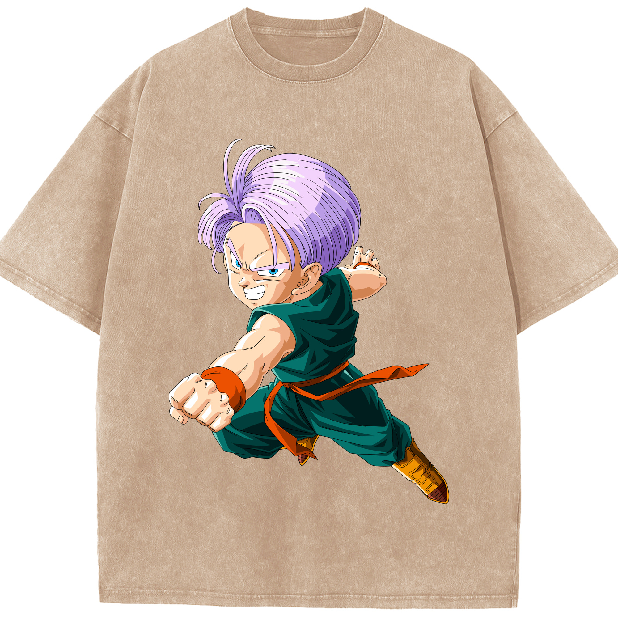 （画像用） 北斗の拳 Fist of the North Star 綿100% ヴィンテージ風 半袖Tシャツ（フロントプリント）