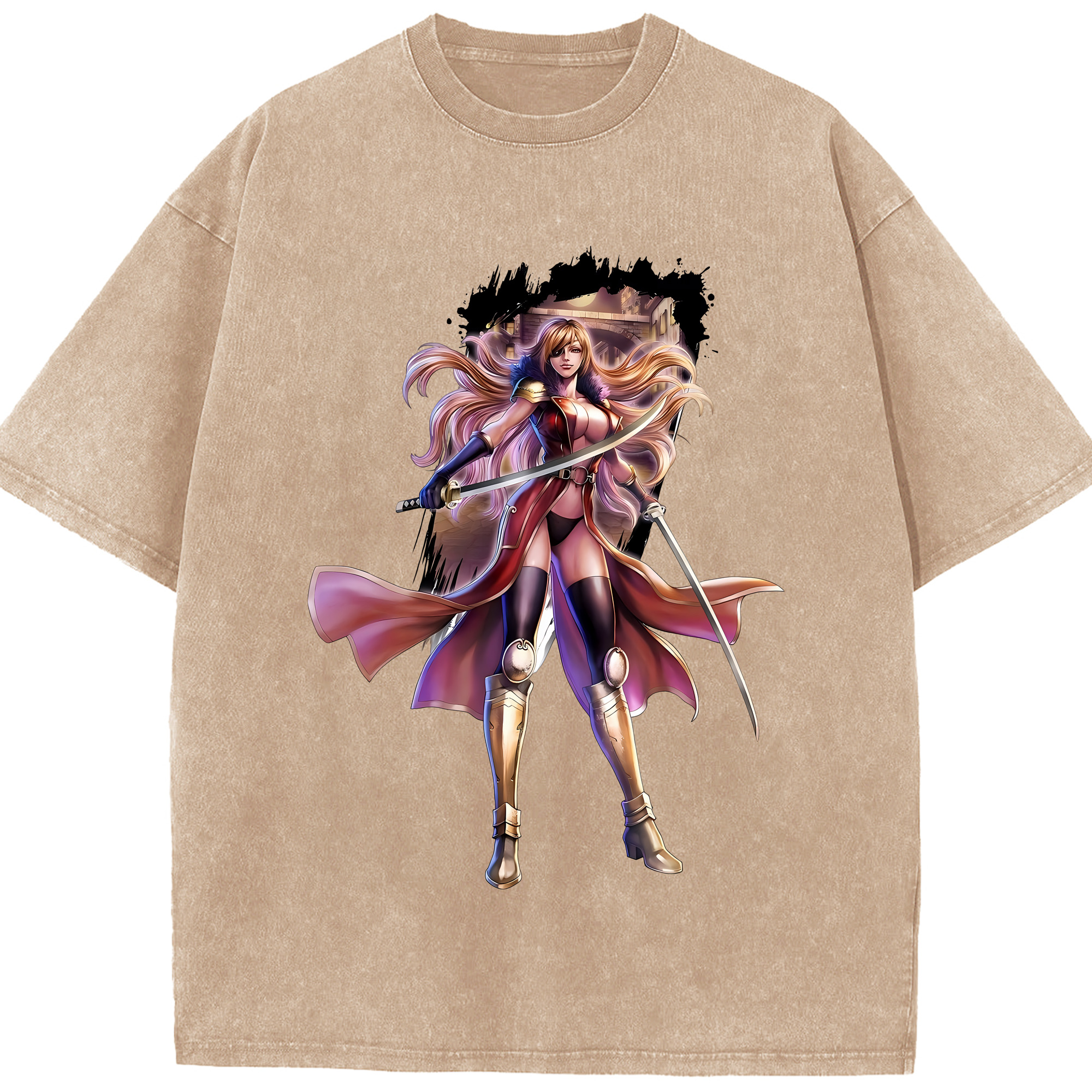 （画像用） 北斗の拳 Fist of the North Star 綿100% ヴィンテージ風 半袖Tシャツ（フロントプリント）