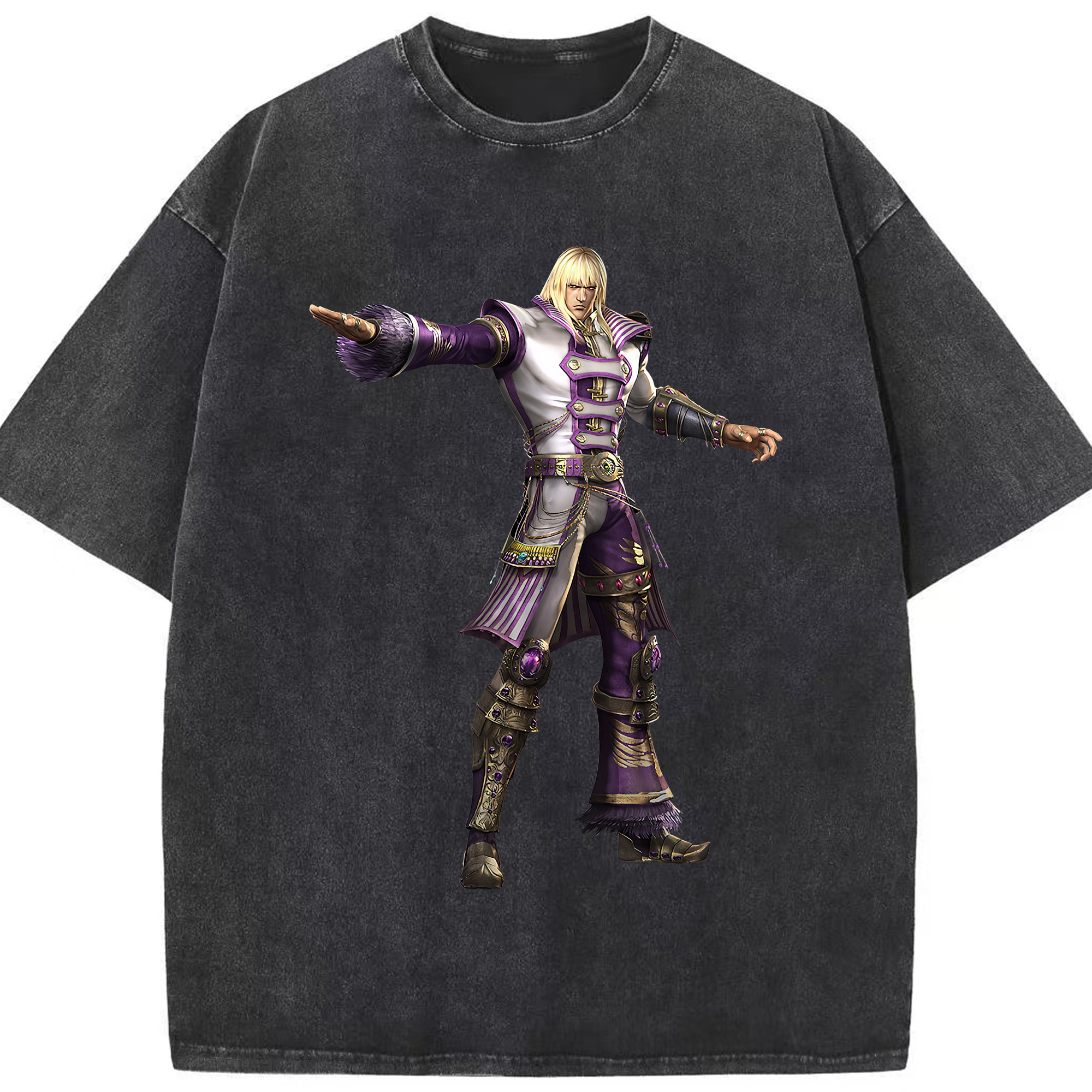 （画像用） 北斗の拳 Fist of the North Star 綿100% ヴィンテージ風 半袖Tシャツ（フロントプリント）