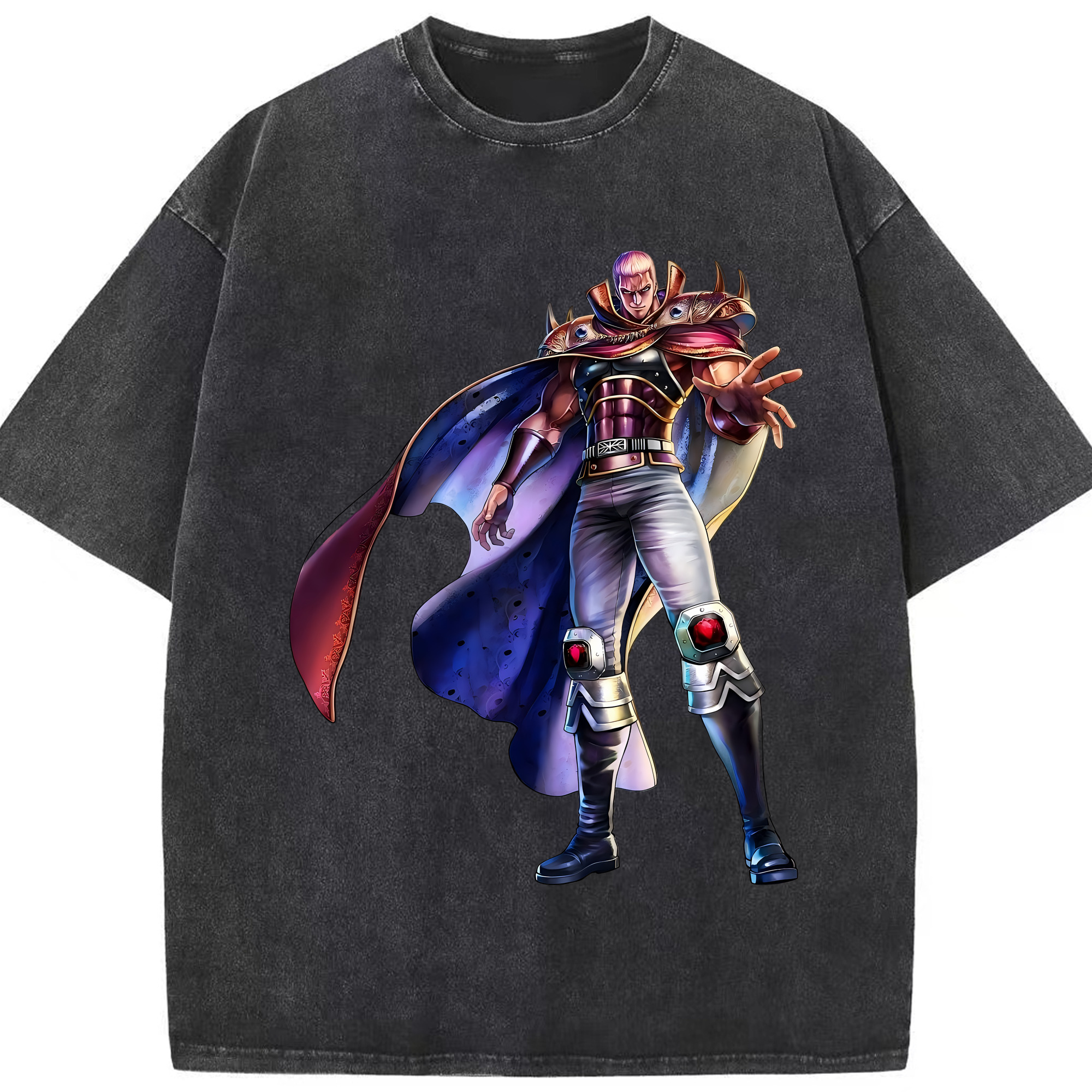 （画像用） 北斗の拳 Fist of the North Star 綿100% ヴィンテージ風 半袖Tシャツ（フロントプリント）