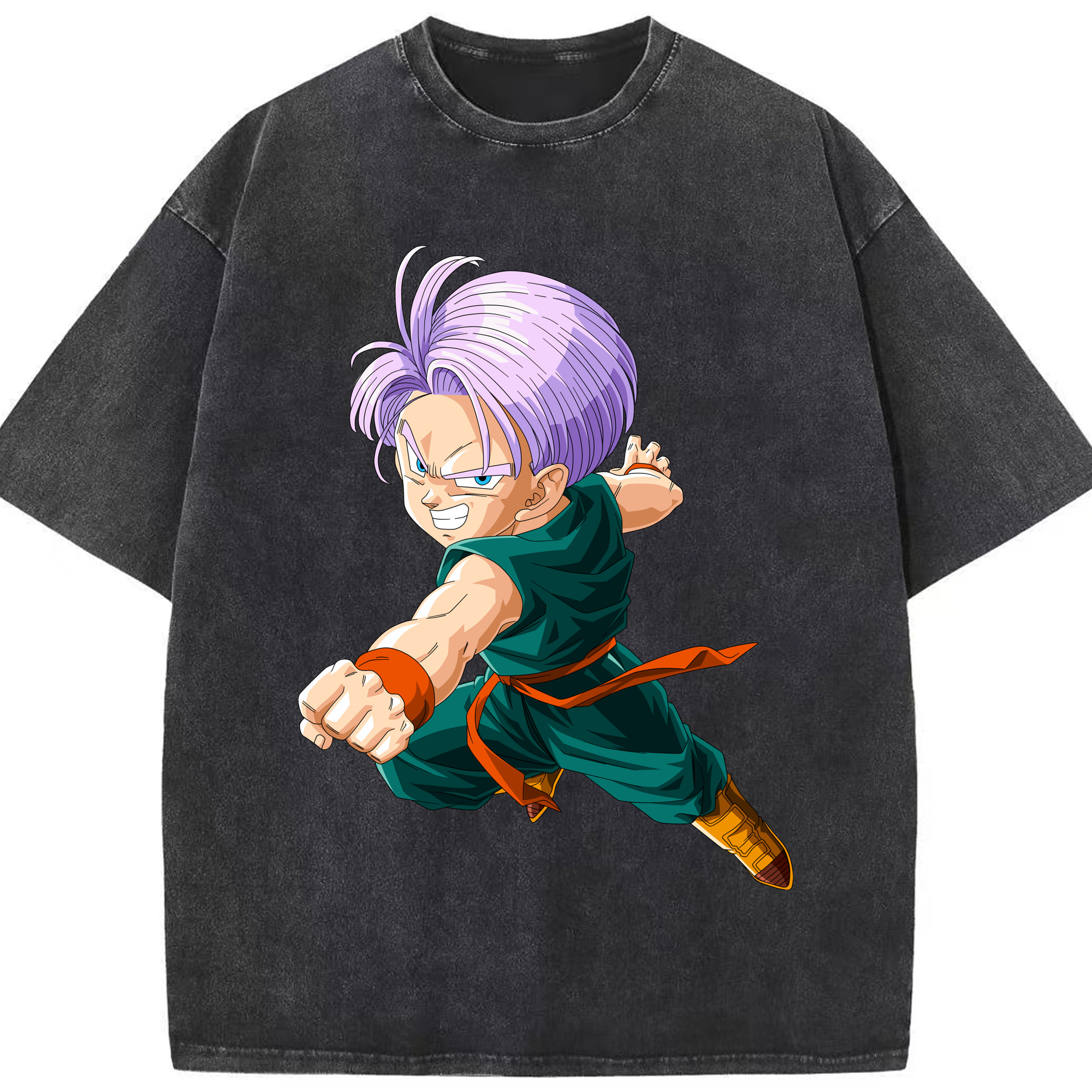 （画像用） 北斗の拳 Fist of the North Star 綿100% ヴィンテージ風 半袖Tシャツ（フロントプリント）