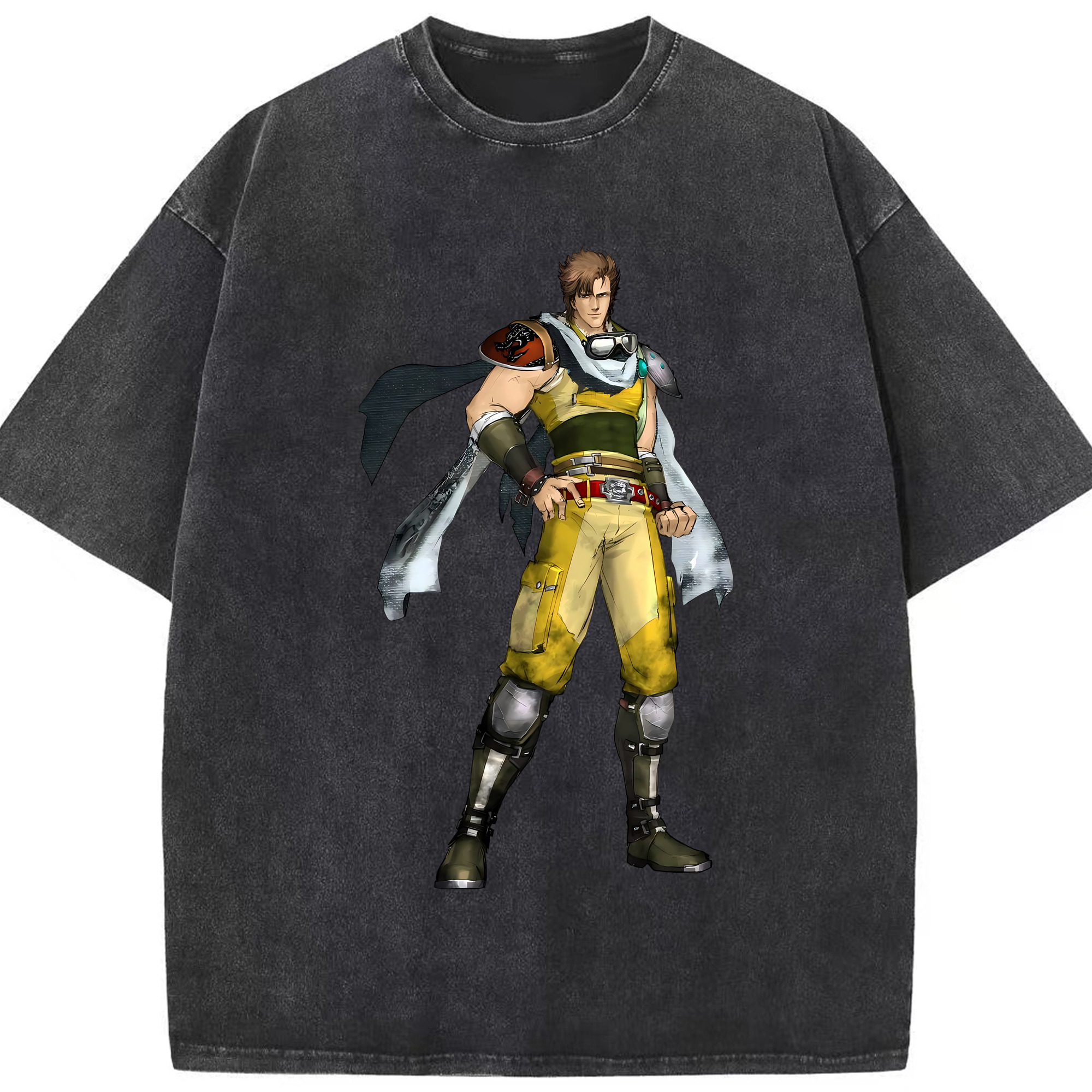 （画像用） 北斗の拳 Fist of the North Star 綿100% ヴィンテージ風 半袖Tシャツ（フロントプリント）