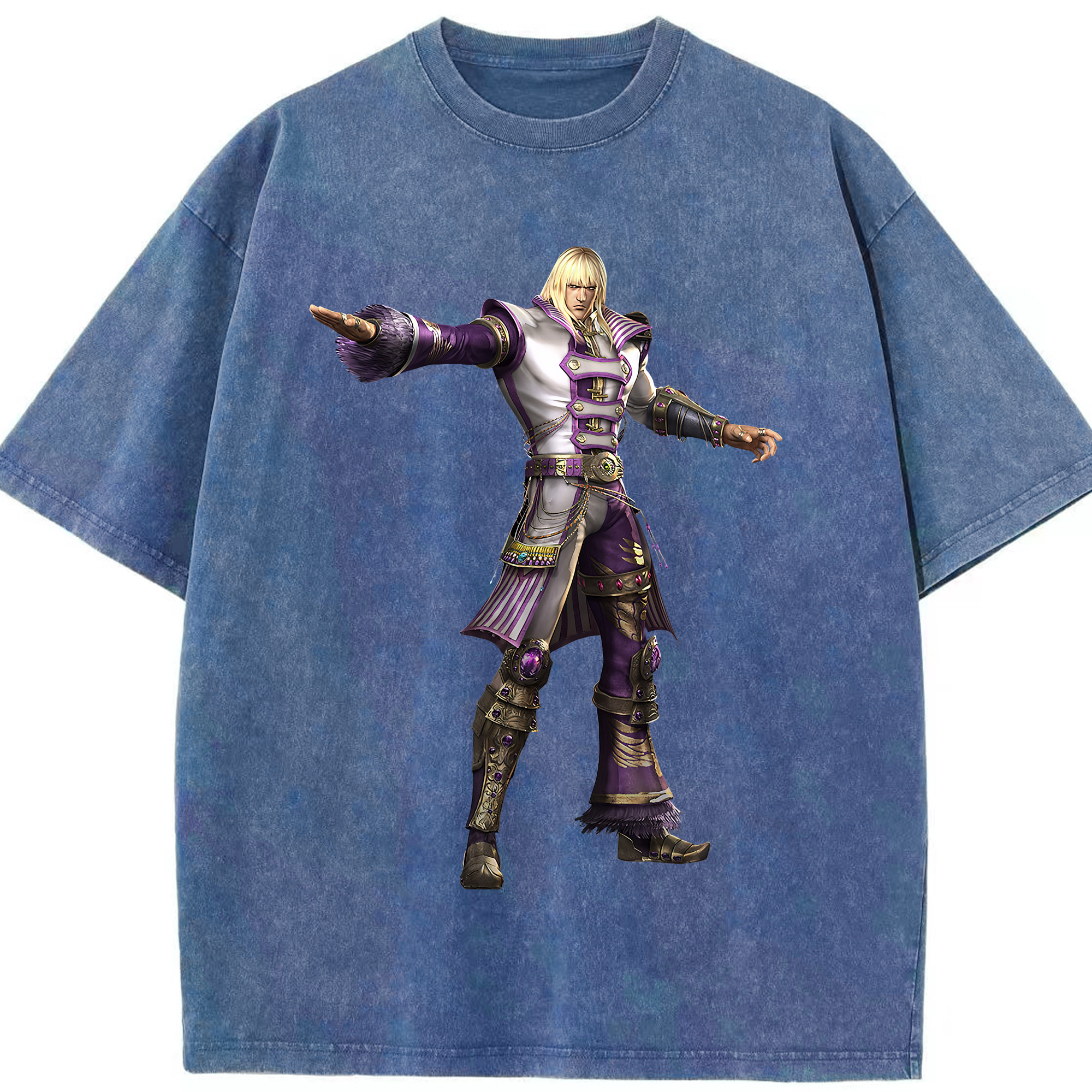 （画像用） 北斗の拳 Fist of the North Star 綿100% ヴィンテージ風 半袖Tシャツ（フロントプリント）