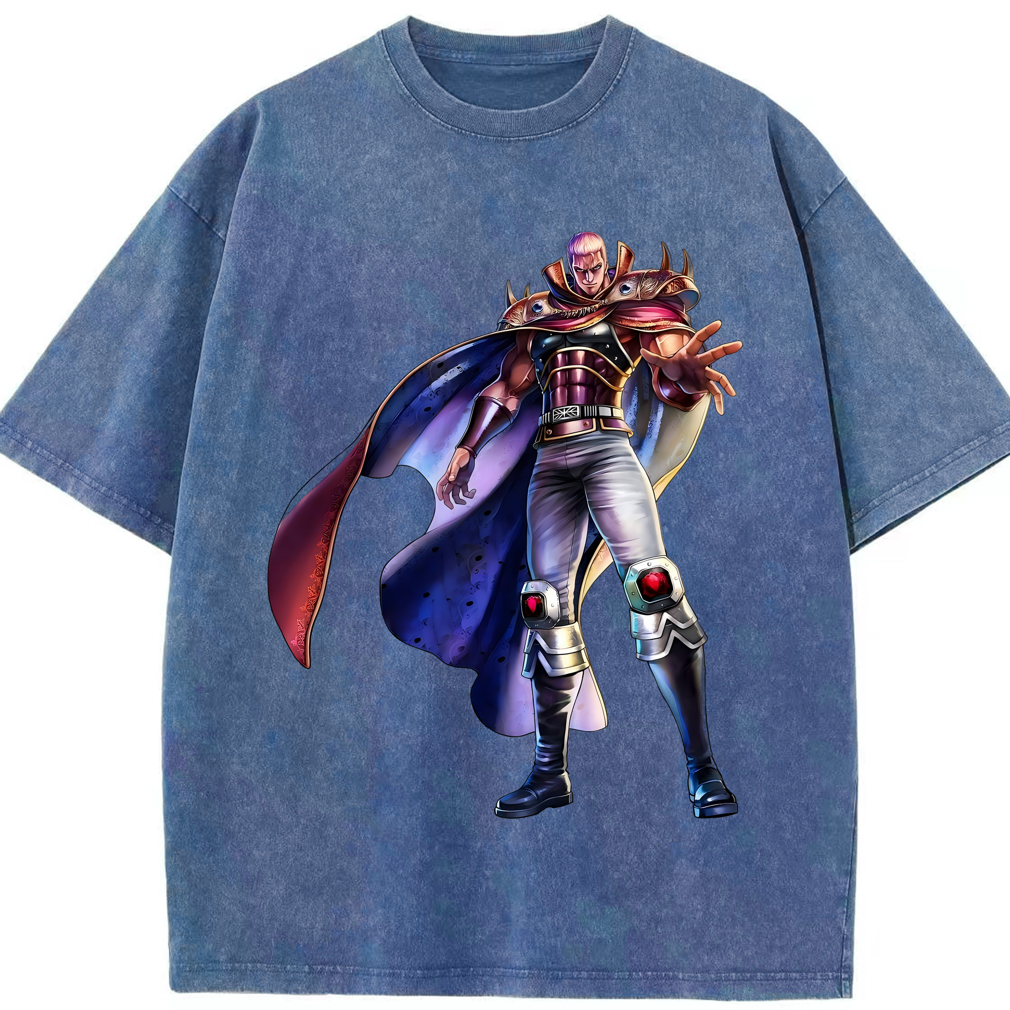 （画像用） 北斗の拳 Fist of the North Star 綿100% ヴィンテージ風 半袖Tシャツ（フロントプリント）