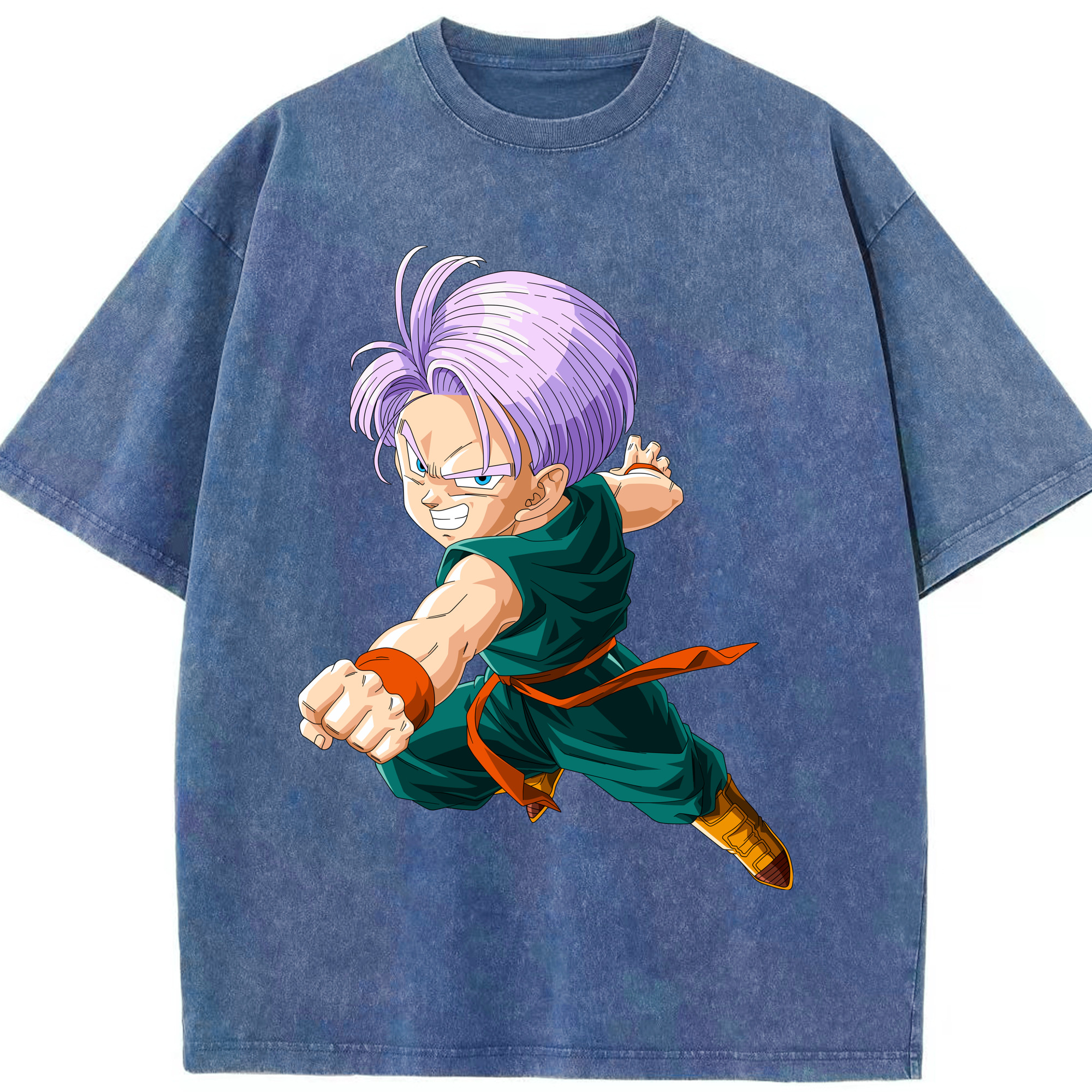 （画像用） 北斗の拳 Fist of the North Star 綿100% ヴィンテージ風 半袖Tシャツ（フロントプリント）