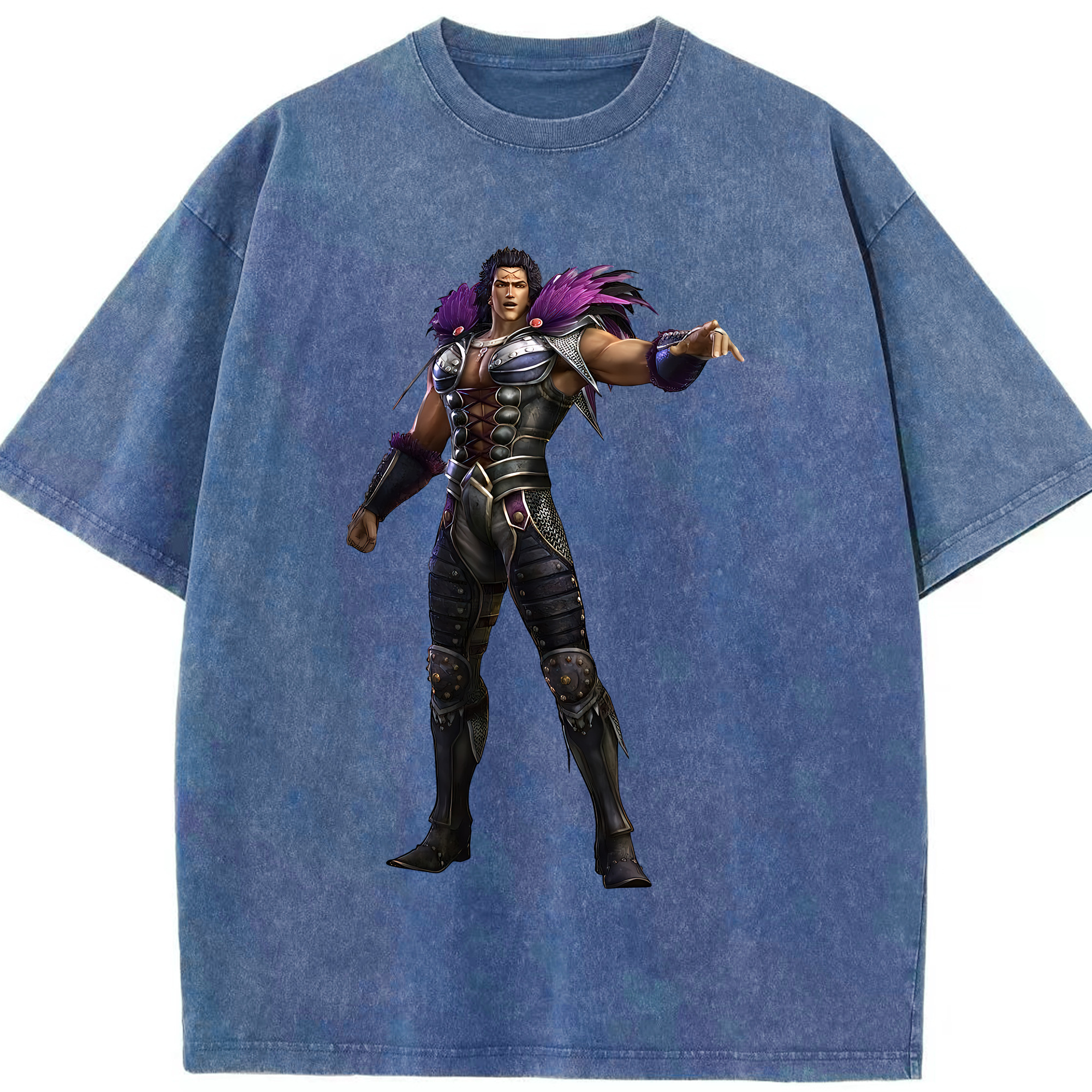 （画像用） 北斗の拳 Fist of the North Star 綿100% ヴィンテージ風 半袖Tシャツ（フロントプリント）
