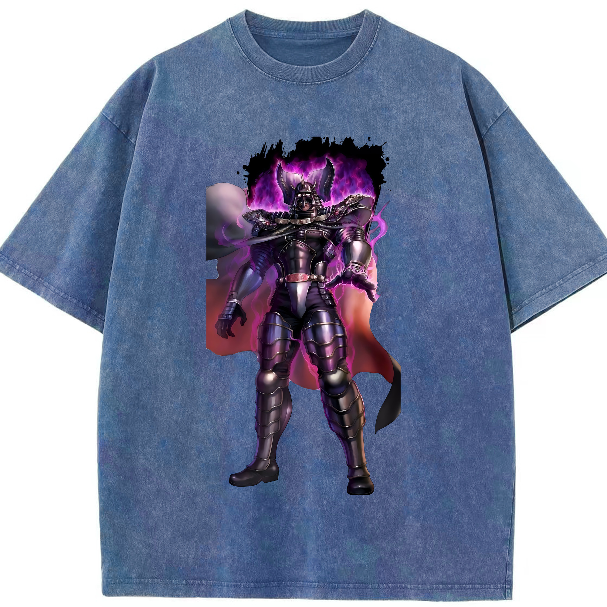 （画像用） 北斗の拳 Fist of the North Star 綿100% ヴィンテージ風 半袖Tシャツ（フロントプリント）