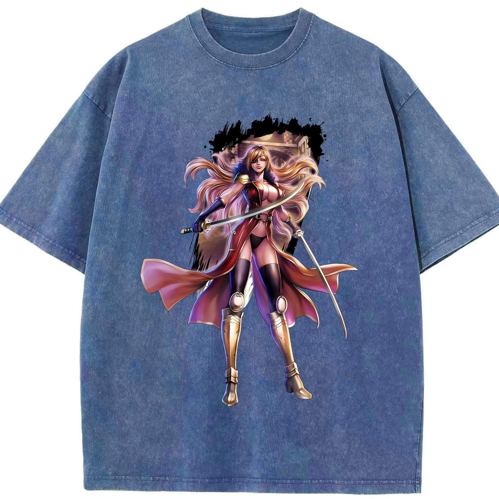 （画像用） 北斗の拳 Fist of the North Star 綿100% ヴィンテージ風 半袖Tシャツ（フロントプリント）