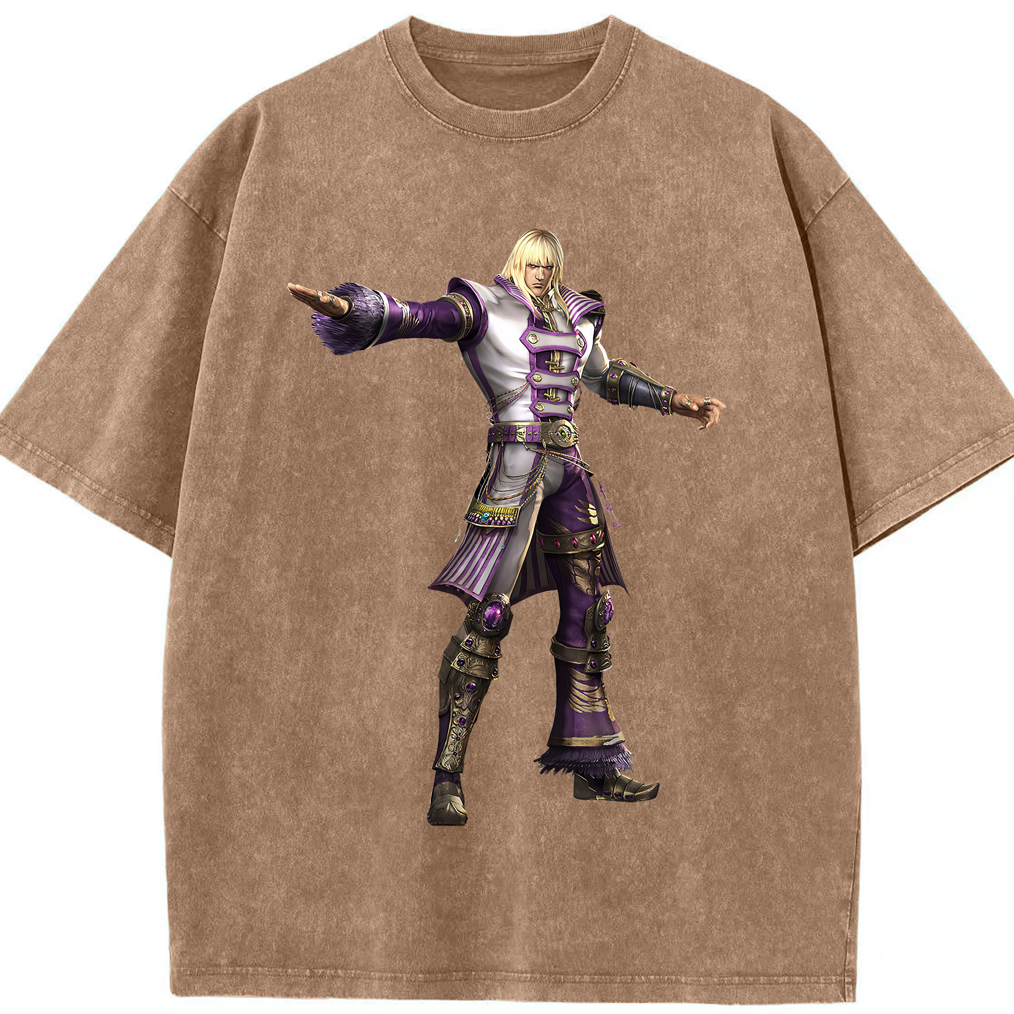 （画像用） 北斗の拳 Fist of the North Star 綿100% ヴィンテージ風 半袖Tシャツ（フロントプリント）
