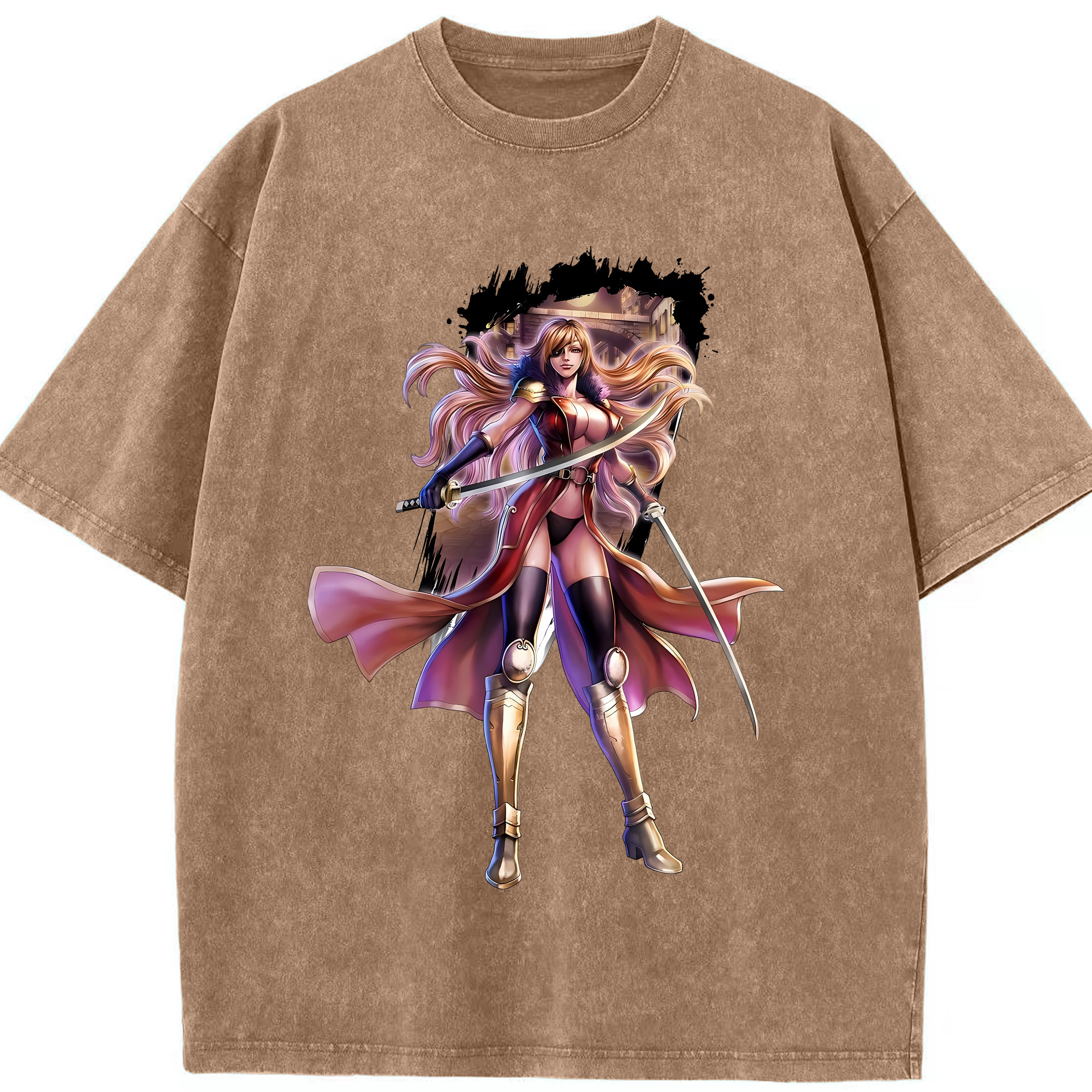（画像用） 北斗の拳 Fist of the North Star 綿100% ヴィンテージ風 半袖Tシャツ（フロントプリント）