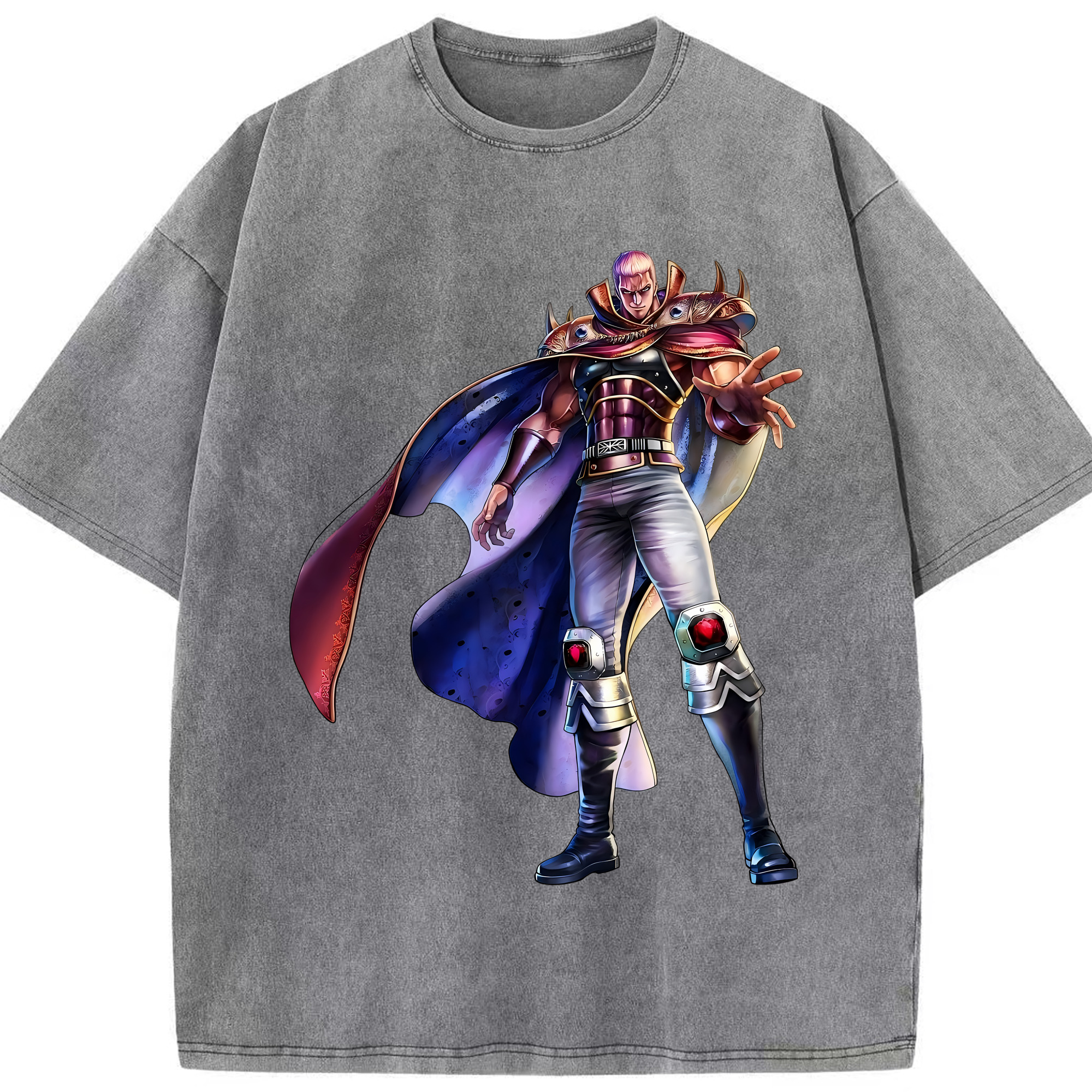 （画像用） 北斗の拳 Fist of the North Star 綿100% ヴィンテージ風 半袖Tシャツ（フロントプリント）