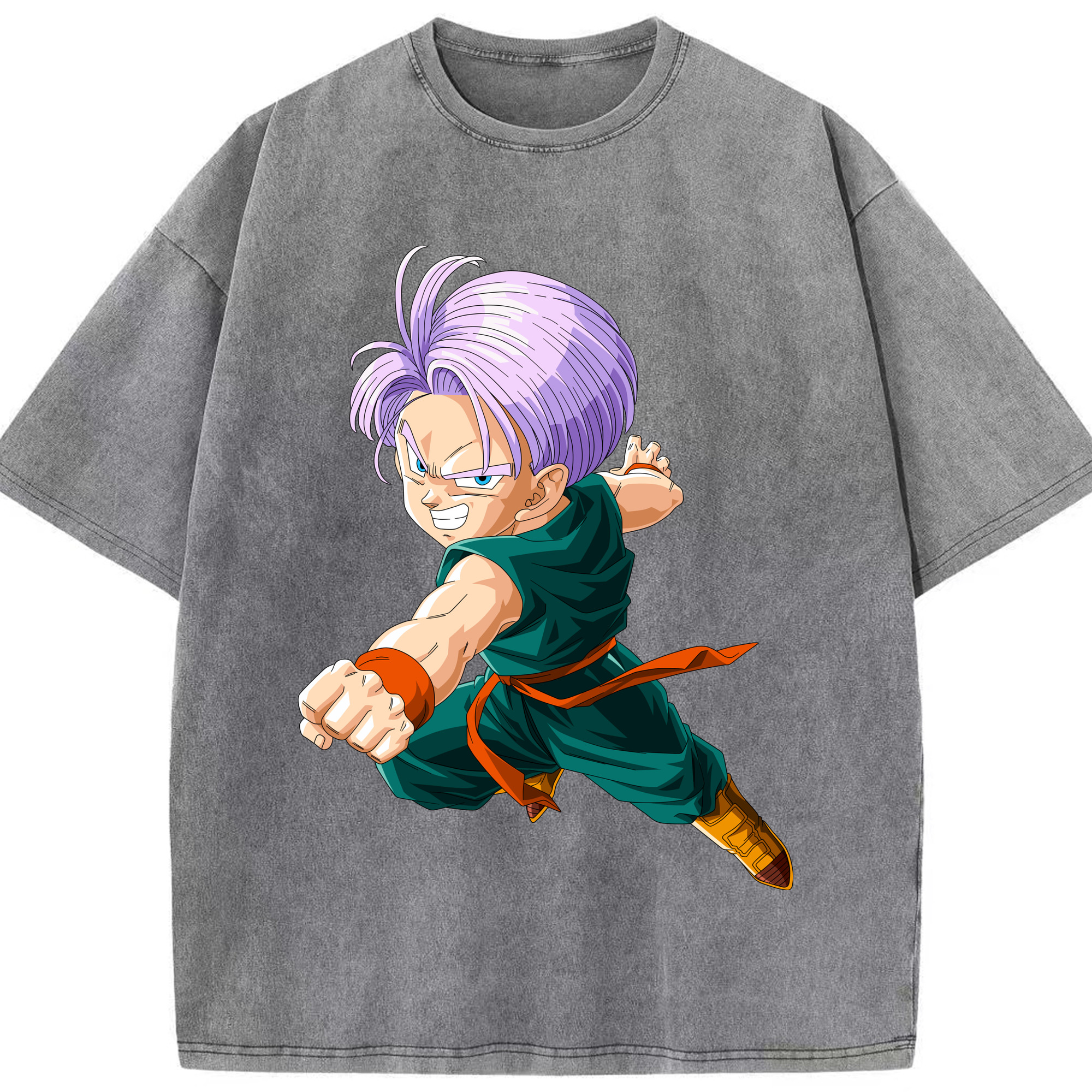 （画像用） 北斗の拳 Fist of the North Star 綿100% ヴィンテージ風 半袖Tシャツ（フロントプリント）