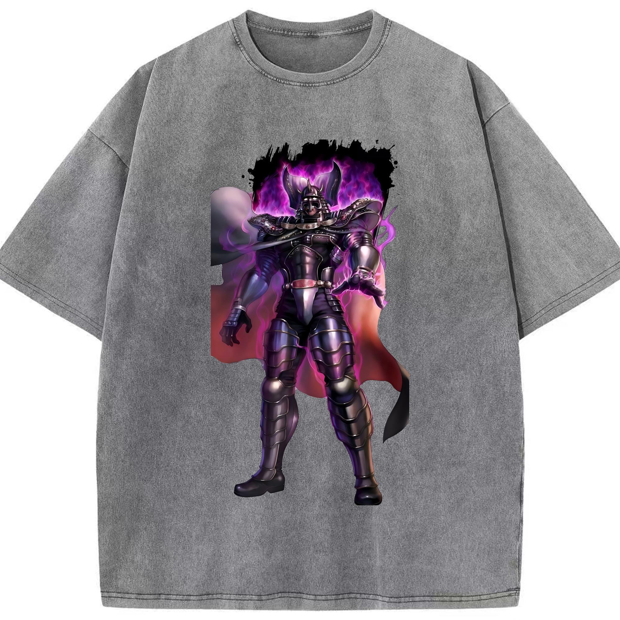 （画像用） 北斗の拳 Fist of the North Star 綿100% ヴィンテージ風 半袖Tシャツ（フロントプリント）