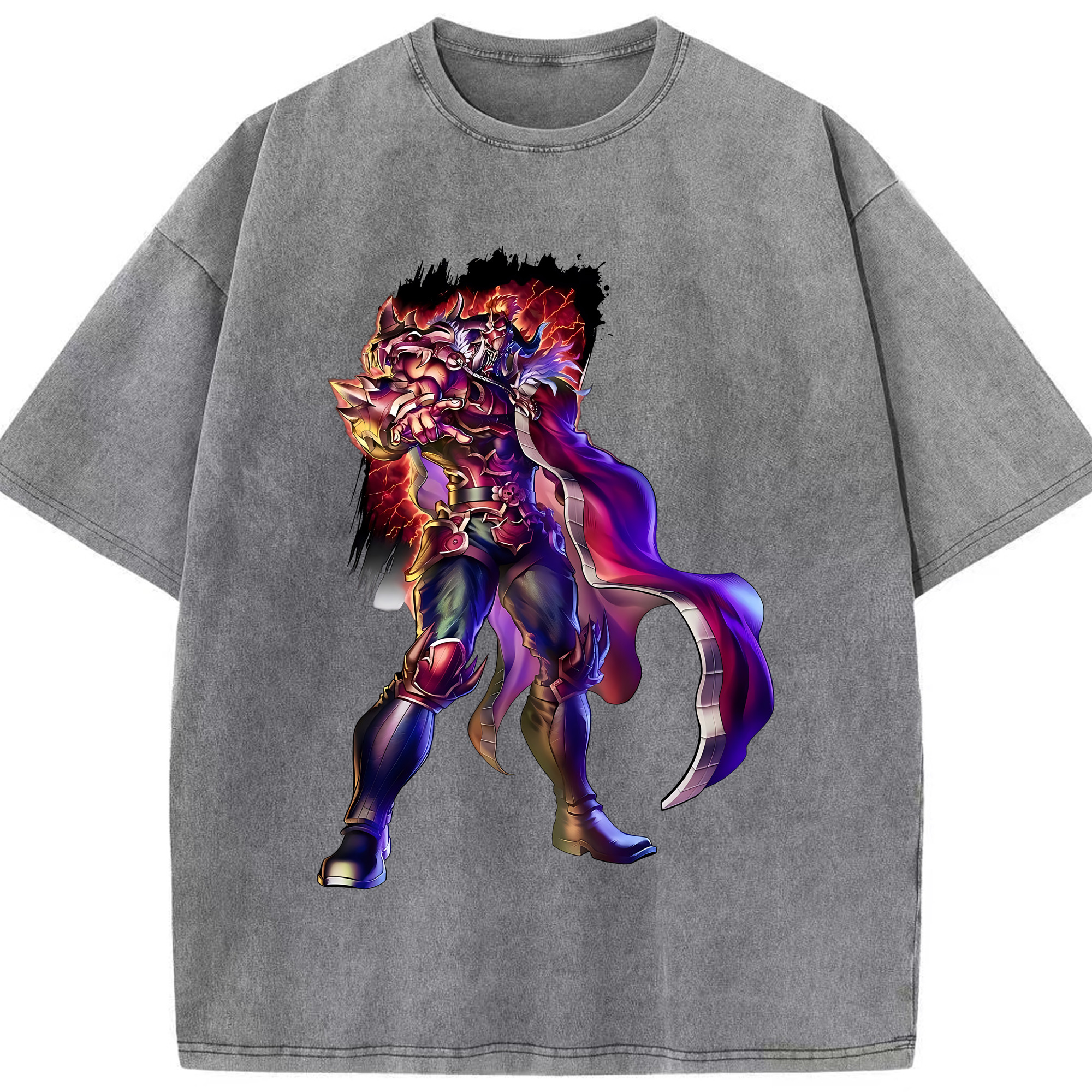 （画像用） 北斗の拳 Fist of the North Star 綿100% ヴィンテージ風 半袖Tシャツ（フロントプリント）