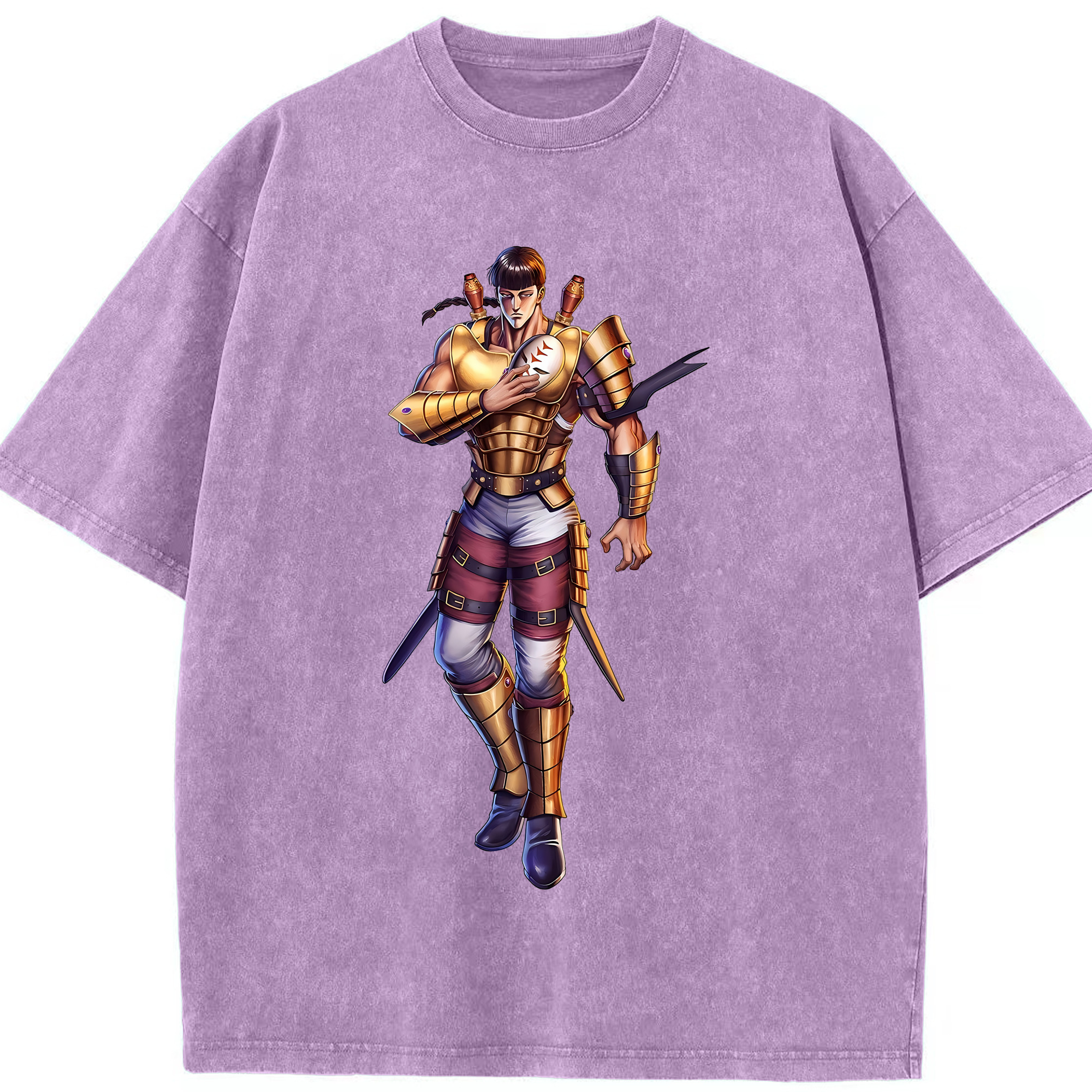 （画像用） 北斗の拳 Fist of the North Star 綿100% ヴィンテージ風 半袖Tシャツ（フロントプリント）