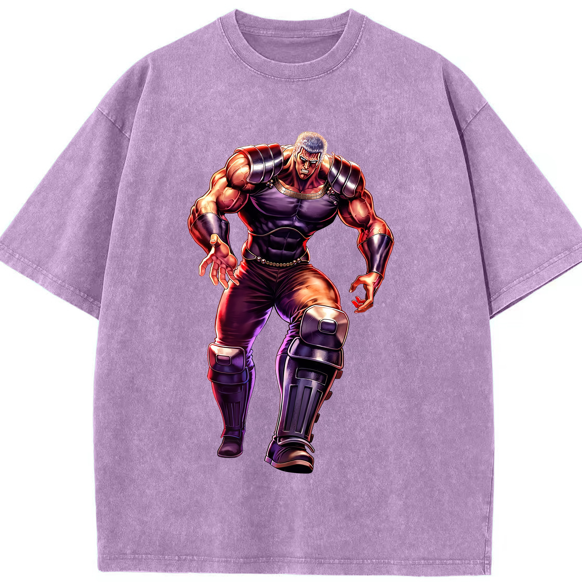 （画像用） 北斗の拳 Fist of the North Star 綿100% ヴィンテージ風 半袖Tシャツ（フロントプリント）
