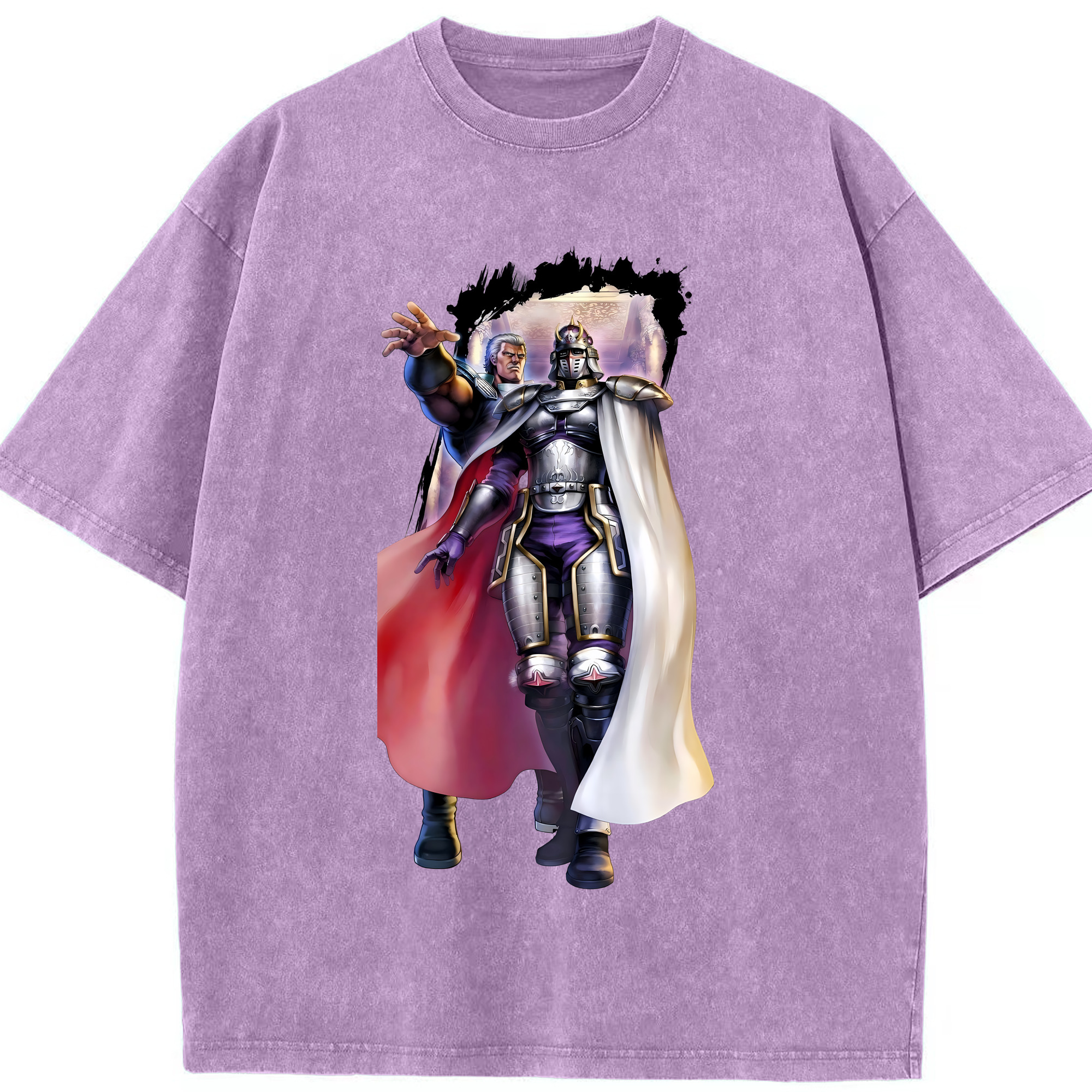 （画像用） 北斗の拳 Fist of the North Star 綿100% ヴィンテージ風 半袖Tシャツ（フロントプリント）