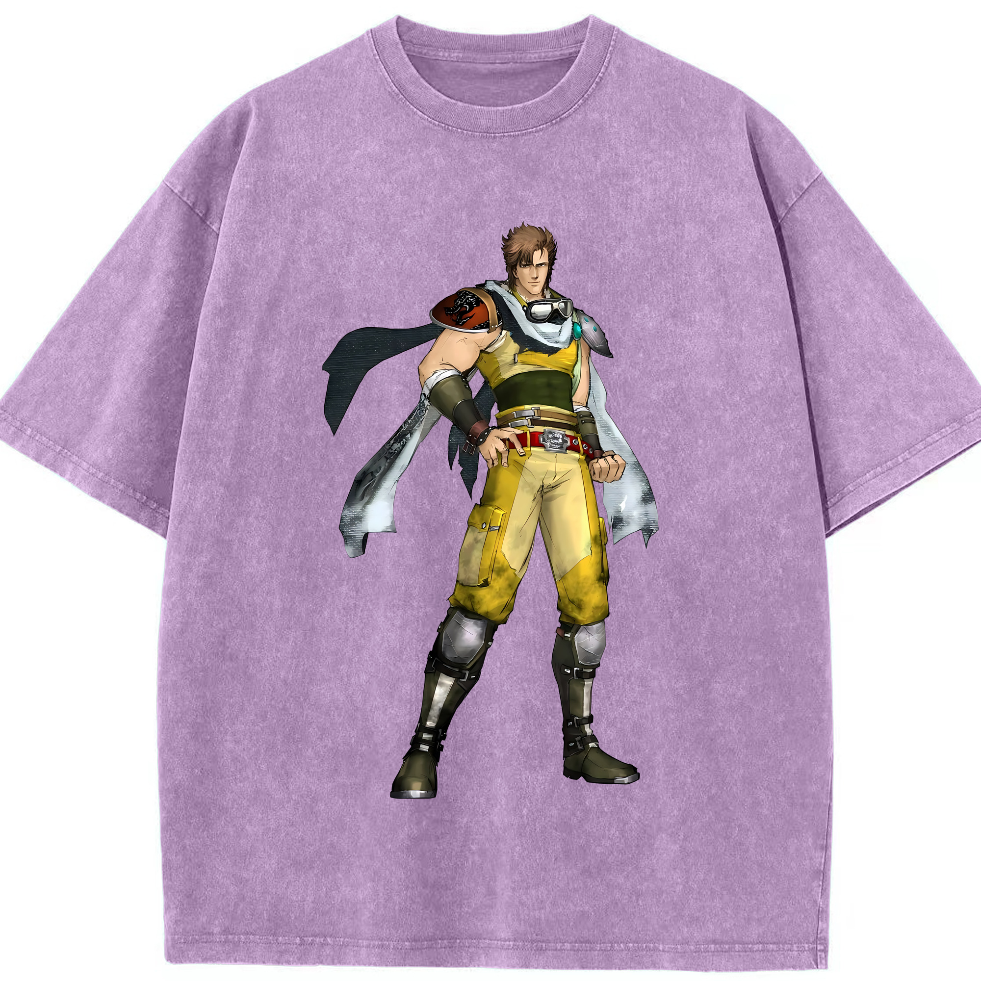 （画像用） 北斗の拳 Fist of the North Star 綿100% ヴィンテージ風 半袖Tシャツ（フロントプリント）