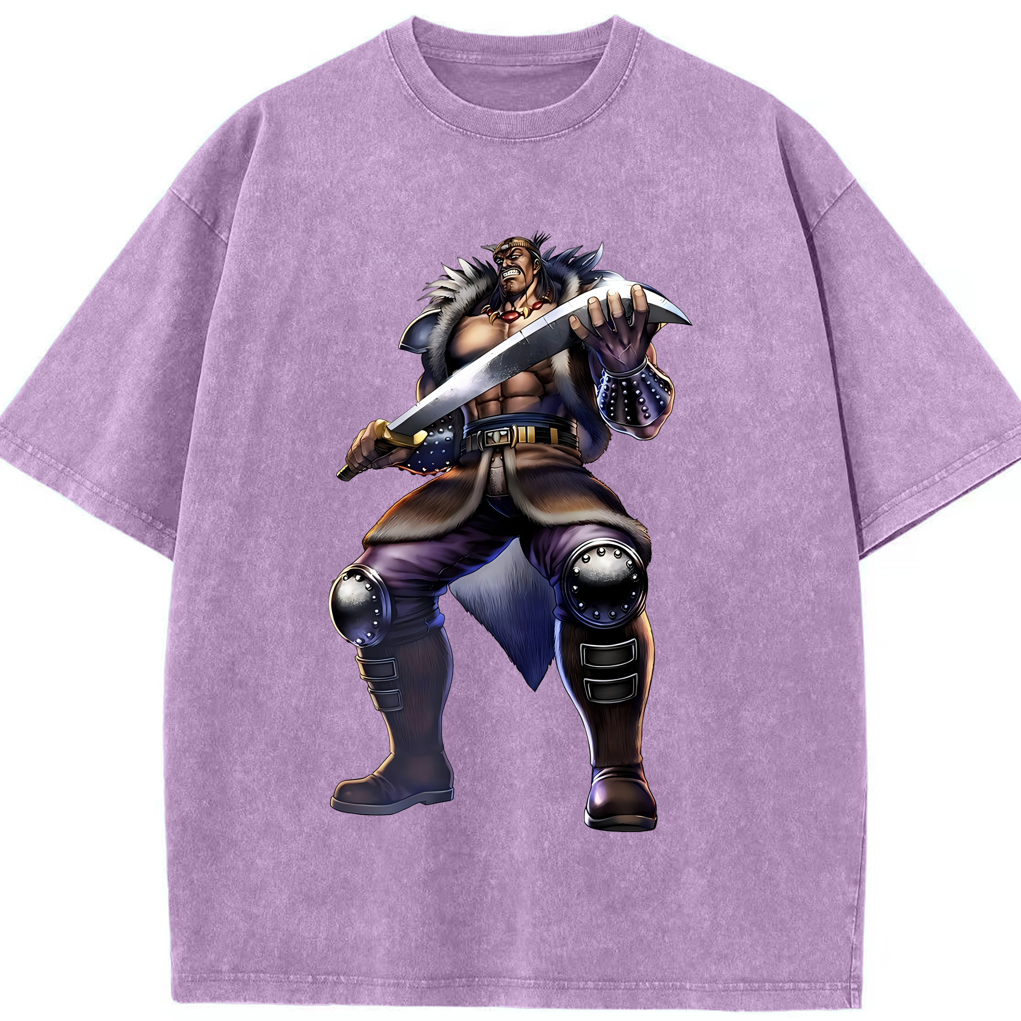 （画像用） 北斗の拳 Fist of the North Star 綿100% ヴィンテージ風 半袖Tシャツ（フロントプリント）