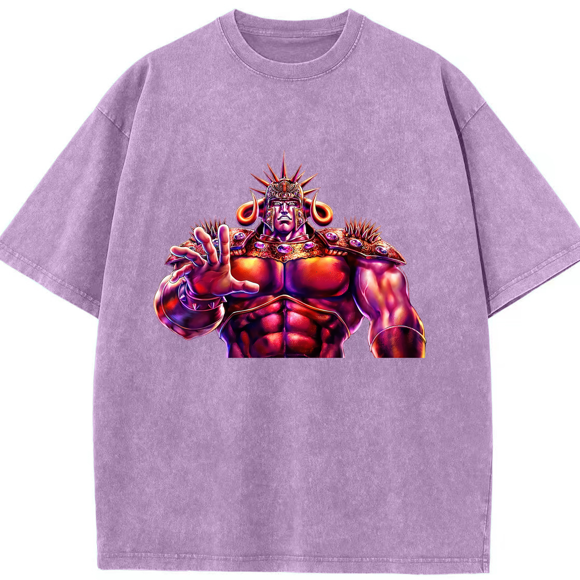 （画像用） 北斗の拳 Fist of the North Star 綿100% ヴィンテージ風 半袖Tシャツ（フロントプリント）