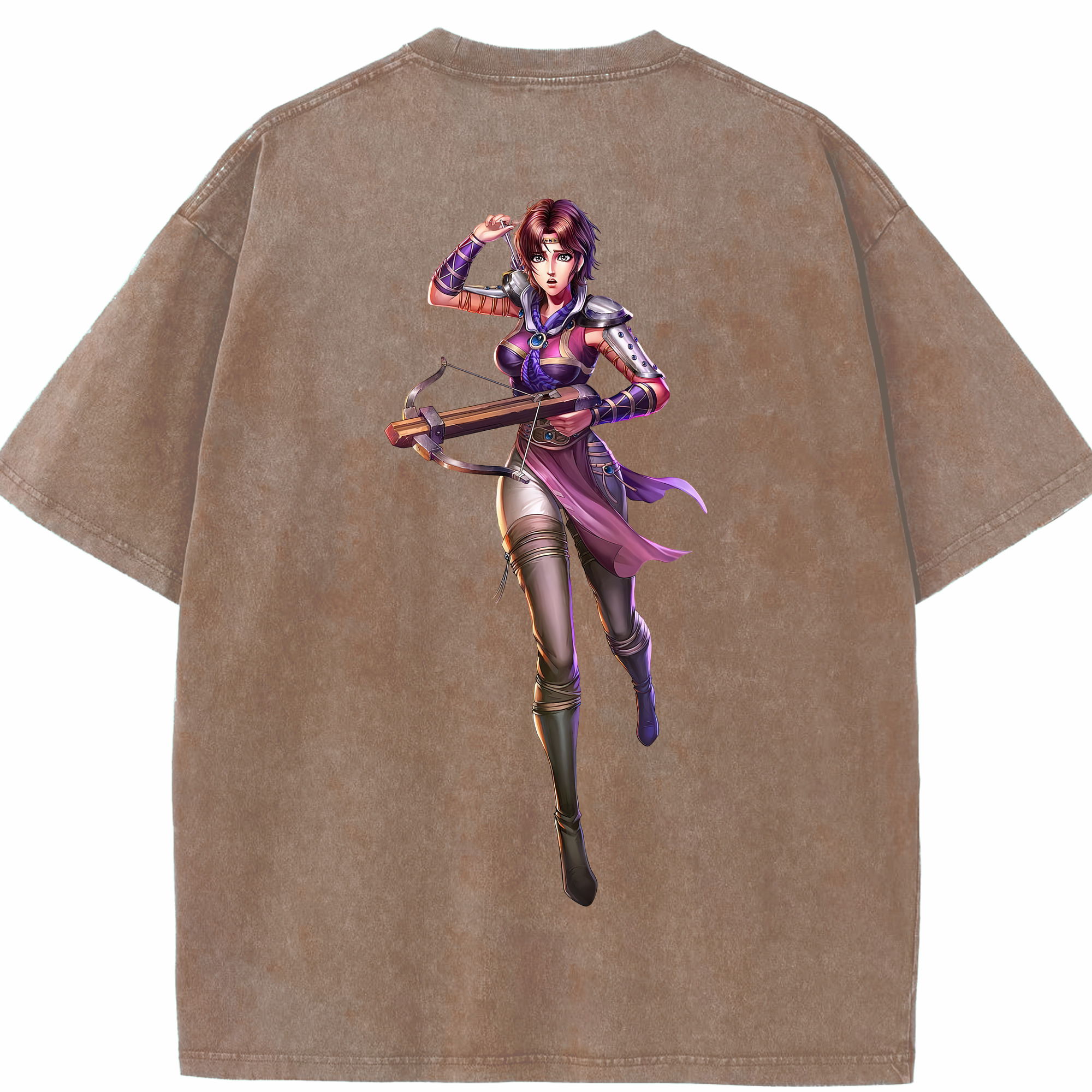 （画像用） 北斗の拳 Fist of the North Star 綿100% ヴィンテージ風 半袖Tシャツ（背面プリント）