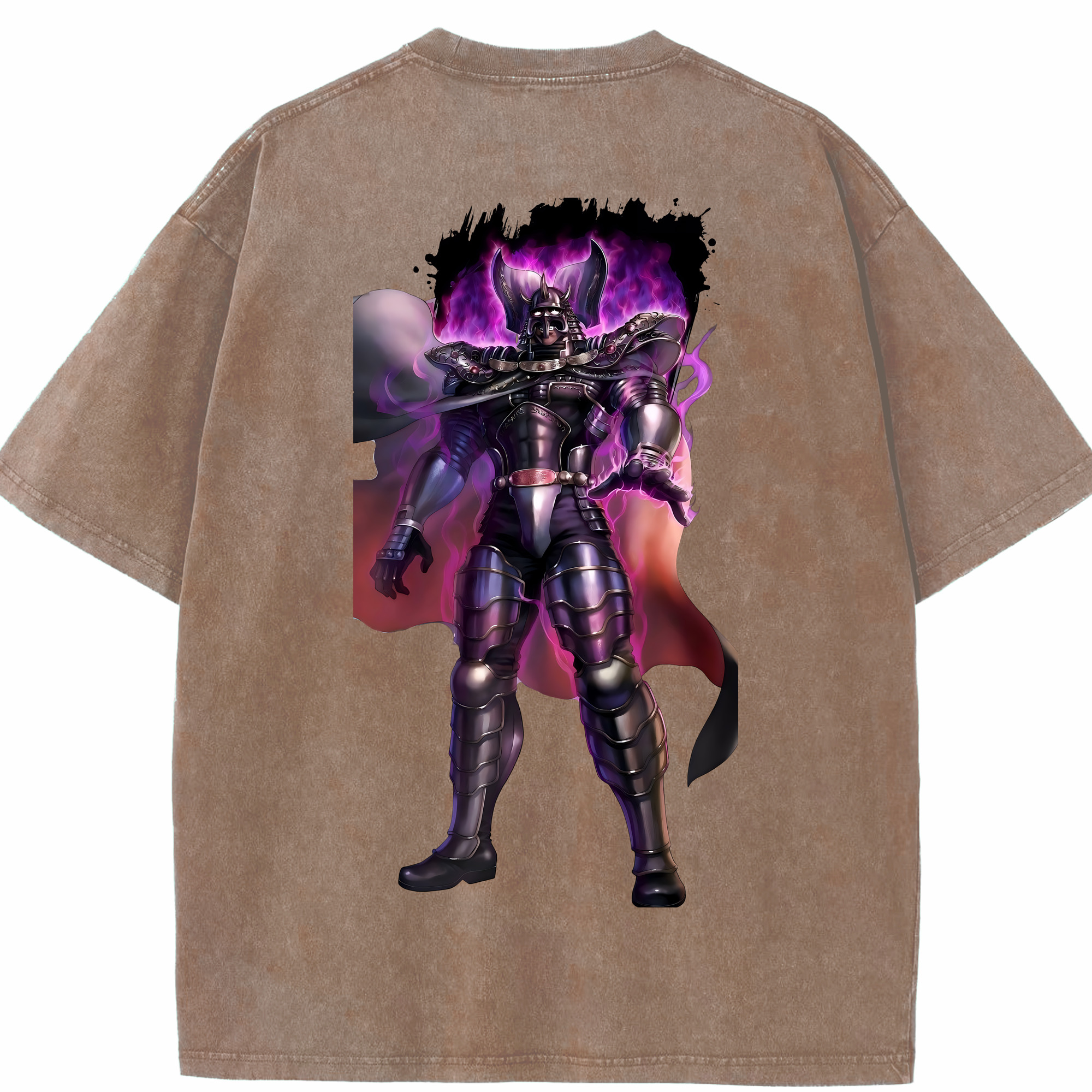 （画像用） 北斗の拳 Fist of the North Star 綿100% ヴィンテージ風 半袖Tシャツ（背面プリント）
