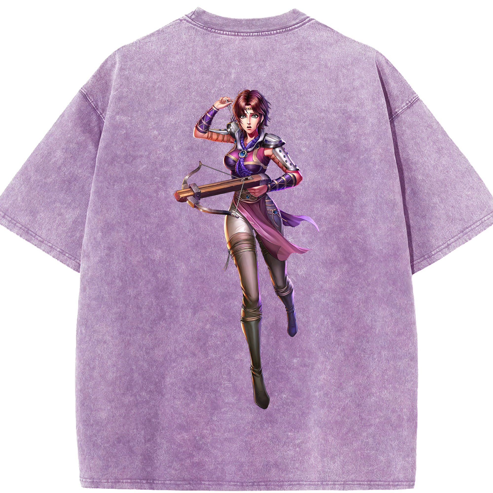 （画像用） 北斗の拳 Fist of the North Star 綿100% ヴィンテージ風 半袖Tシャツ（背面プリント）