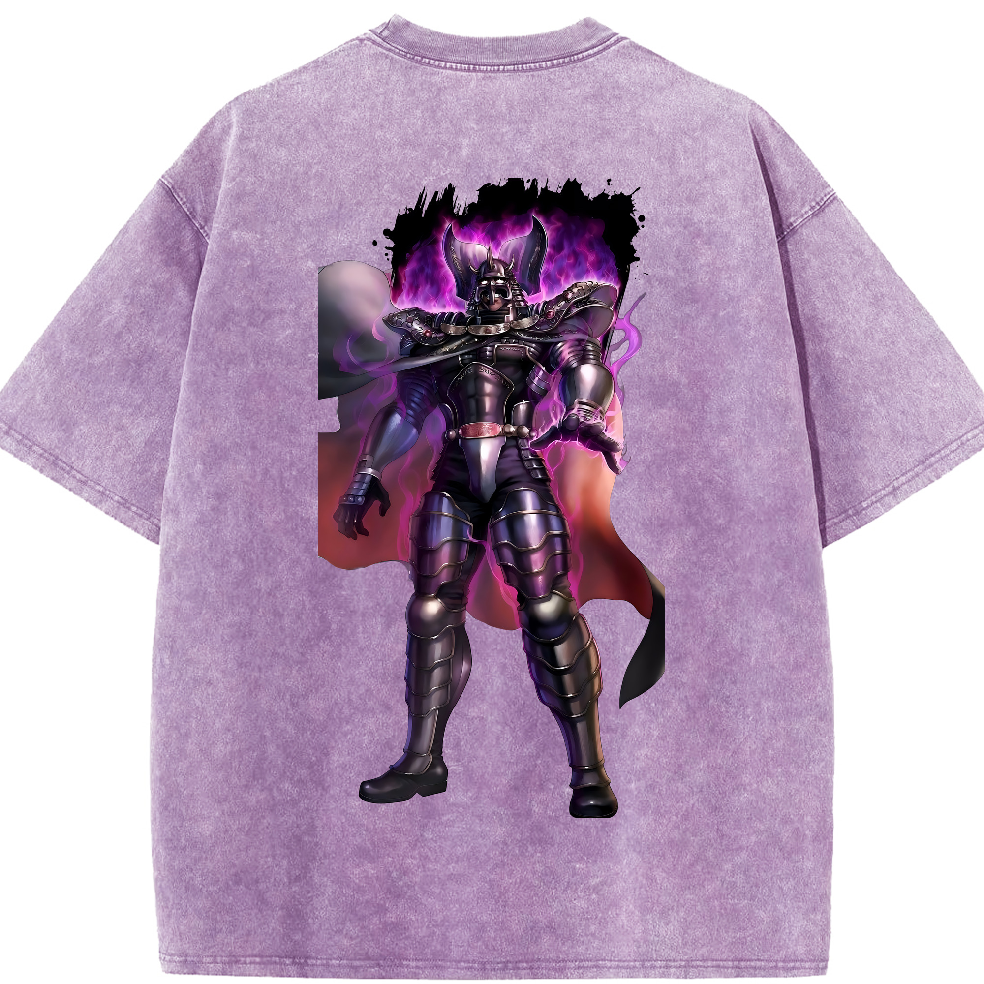 （画像用） 北斗の拳 Fist of the North Star 綿100% ヴィンテージ風 半袖Tシャツ（背面プリント）
