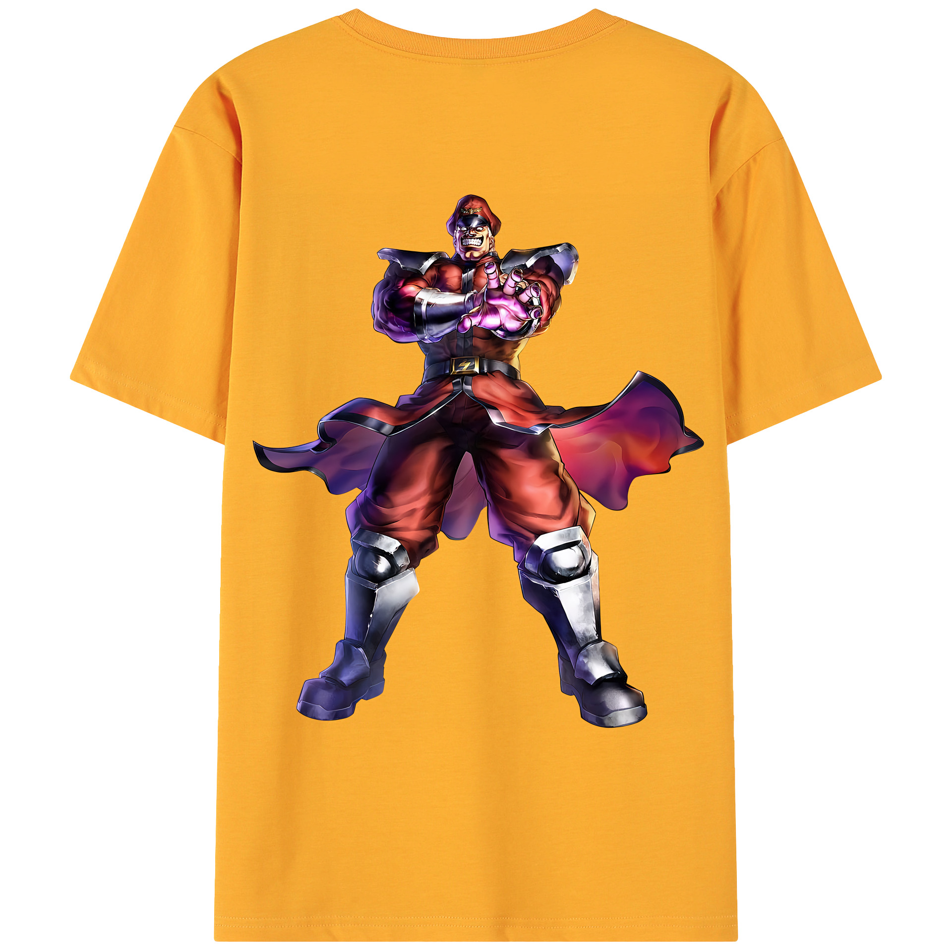 （画像用） 北斗の拳 Fist of the North Star 綿100％ メンズ半袖Tシャツ（バックプリント） 通気性