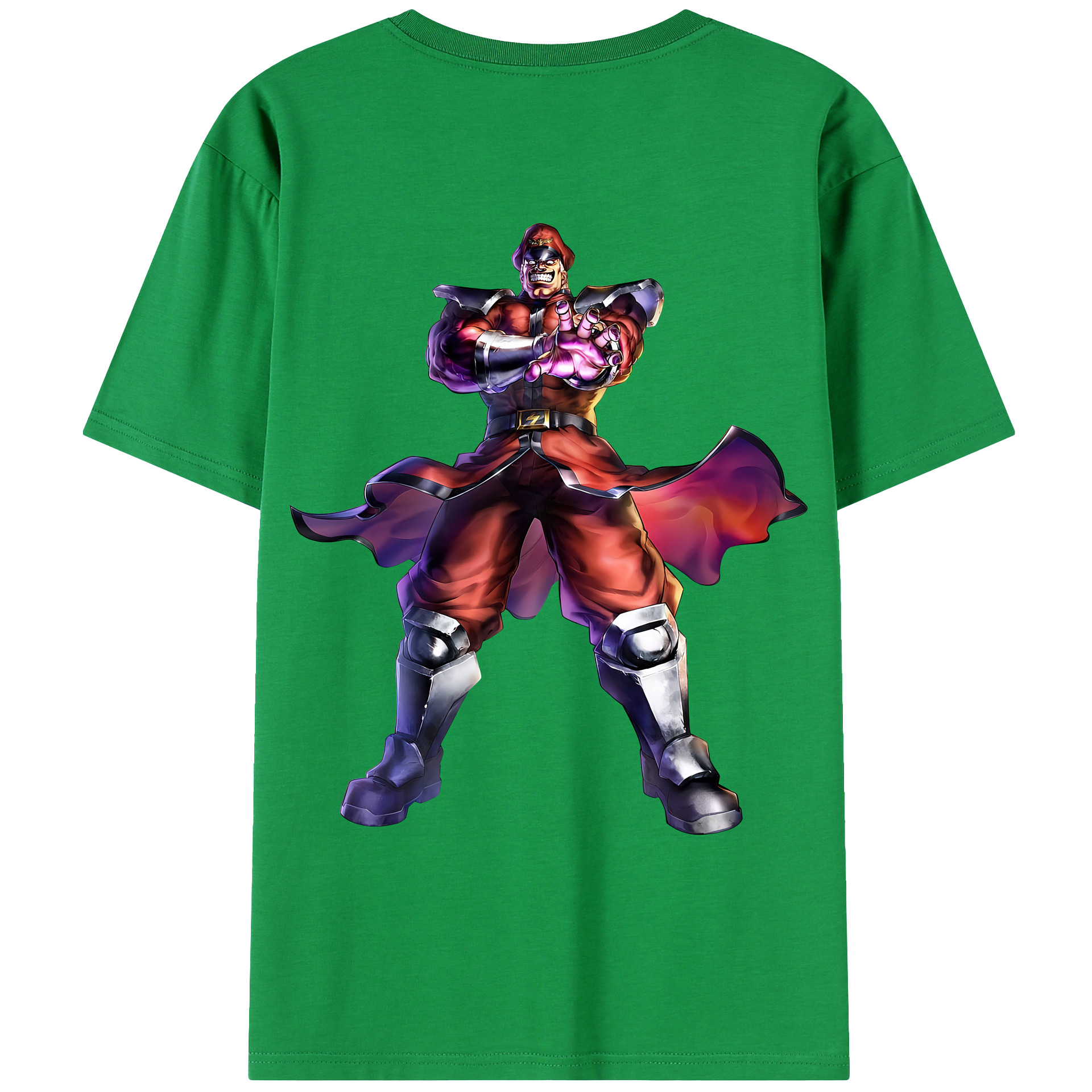 （画像用） 北斗の拳 Fist of the North Star 綿100％ メンズ半袖Tシャツ（バックプリント） 通気性
