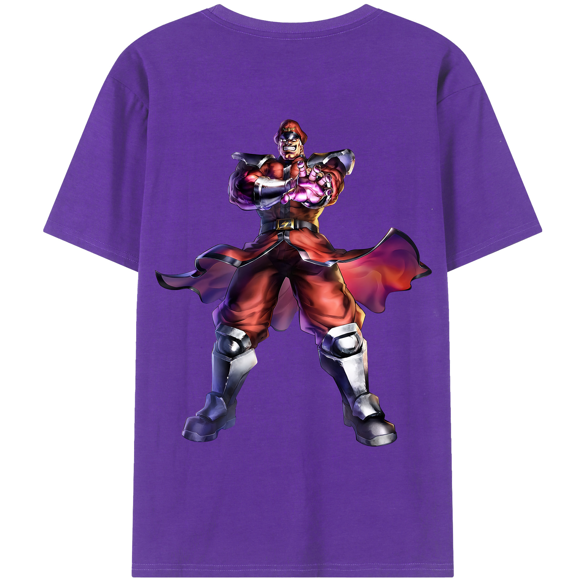 （画像用） 北斗の拳 Fist of the North Star 綿100％ メンズ半袖Tシャツ（バックプリント） 通気性