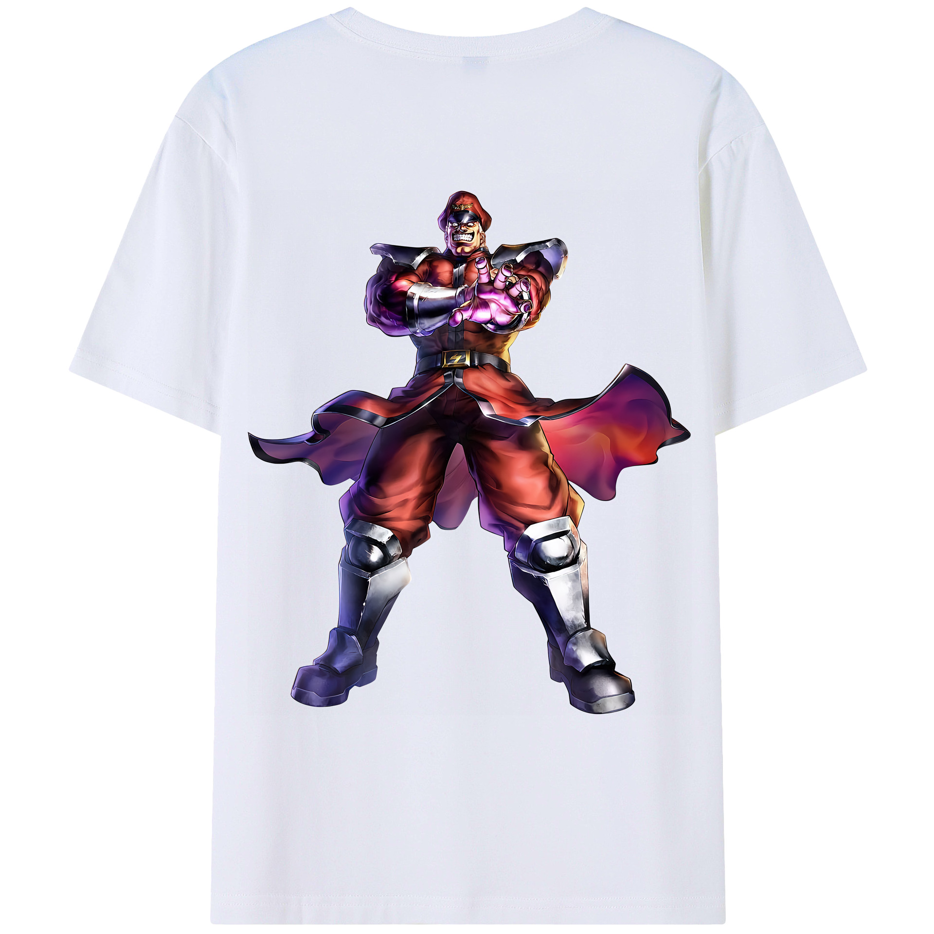 （画像用） 北斗の拳 Fist of the North Star 綿100％ メンズ半袖Tシャツ（バックプリント） 通気性