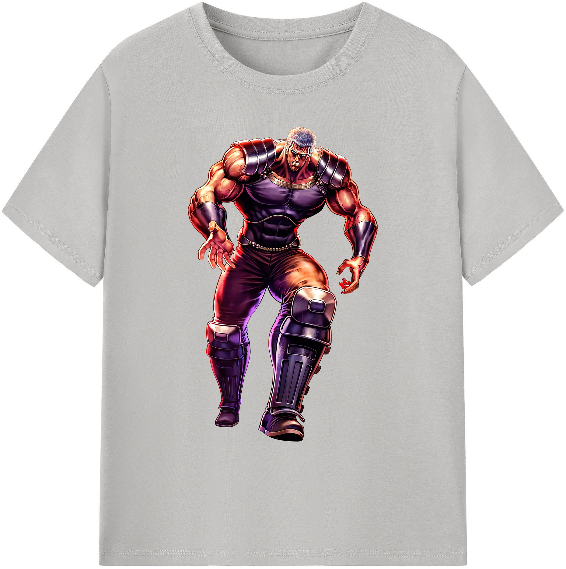 （画像用） 北斗の拳 Fist of the North Star 綿100％ メンズ半袖Tシャツ｜肌触りやわらか＆通気性