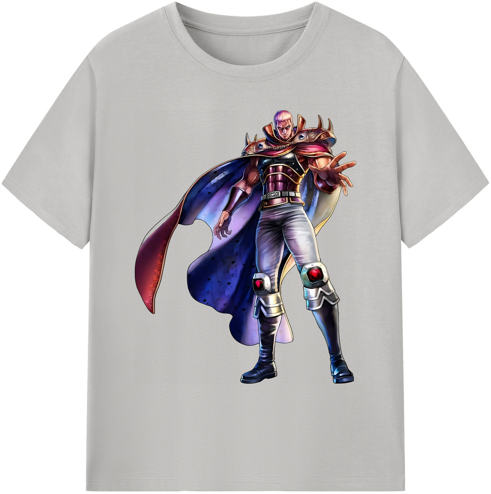 （画像用） 北斗の拳 Fist of the North Star 綿100％ メンズ半袖Tシャツ｜肌触りやわらか＆通気性