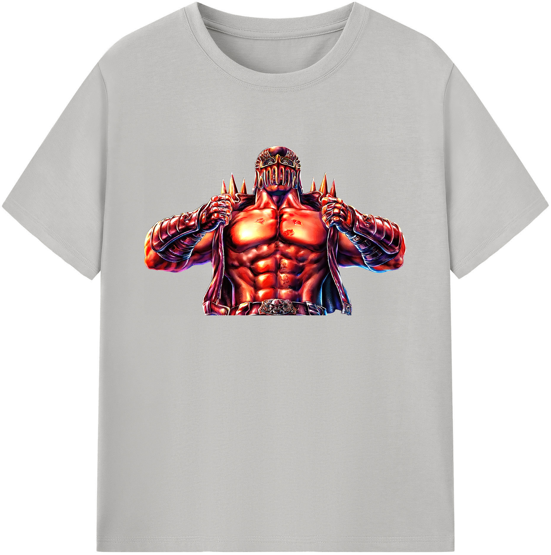 （画像用） 北斗の拳 Fist of the North Star 綿100％ メンズ半袖Tシャツ｜肌触りやわらか＆通気性