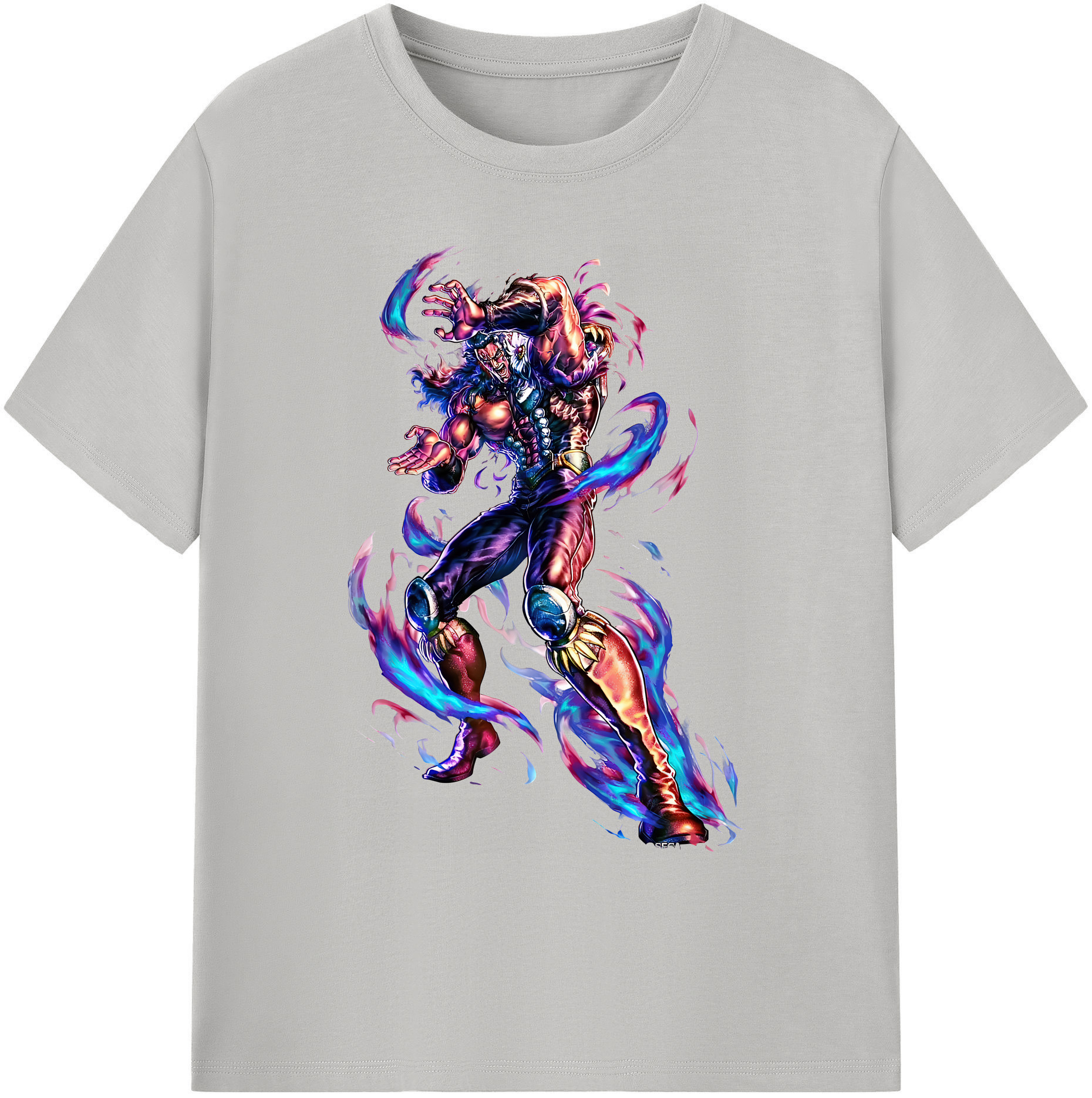 （画像用） 北斗の拳 Fist of the North Star 綿100％ メンズ半袖Tシャツ｜肌触りやわらか＆通気性