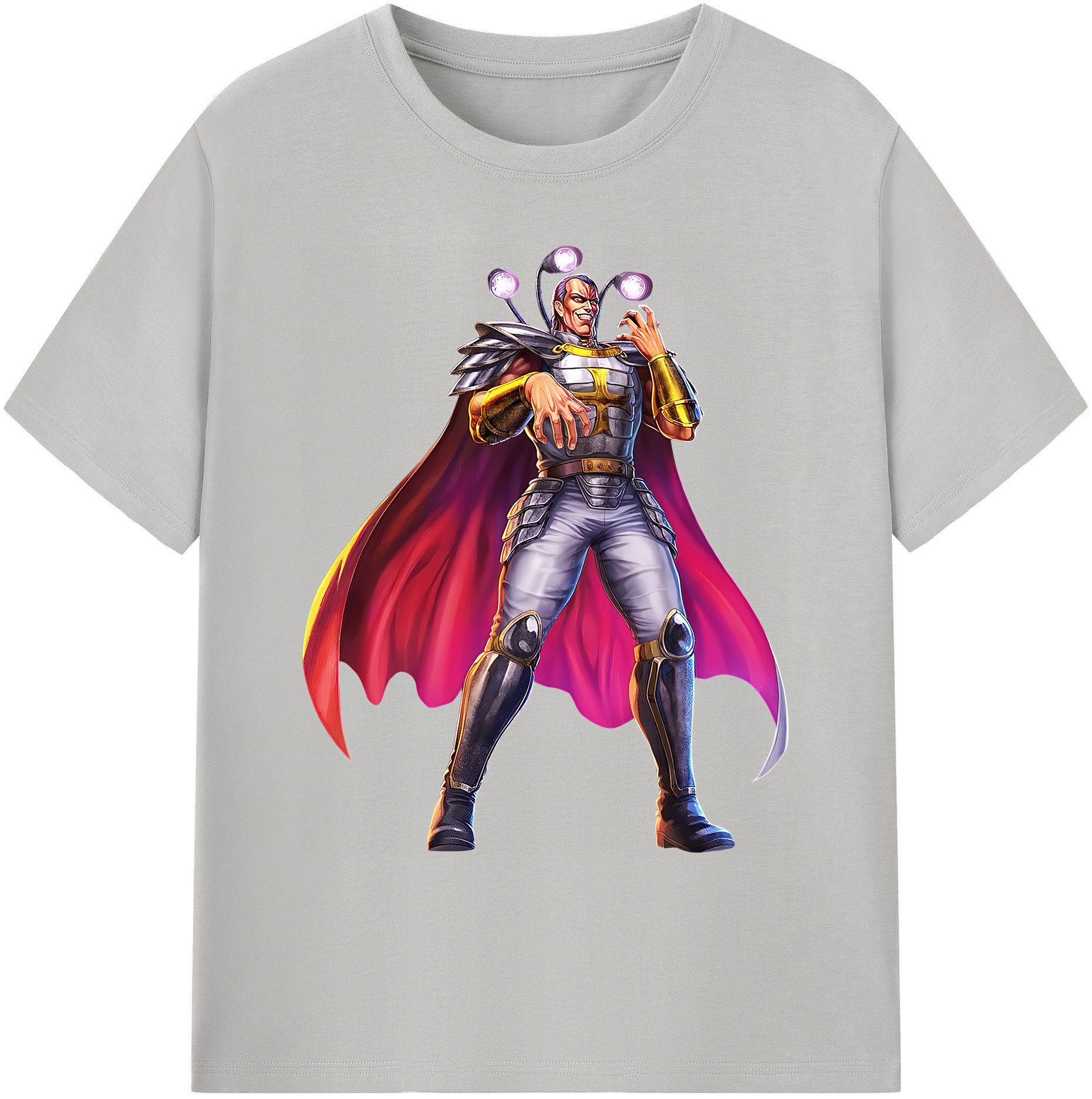 （画像用） 北斗の拳 Fist of the North Star 綿100％ メンズ半袖Tシャツ｜肌触りやわらか＆通気性