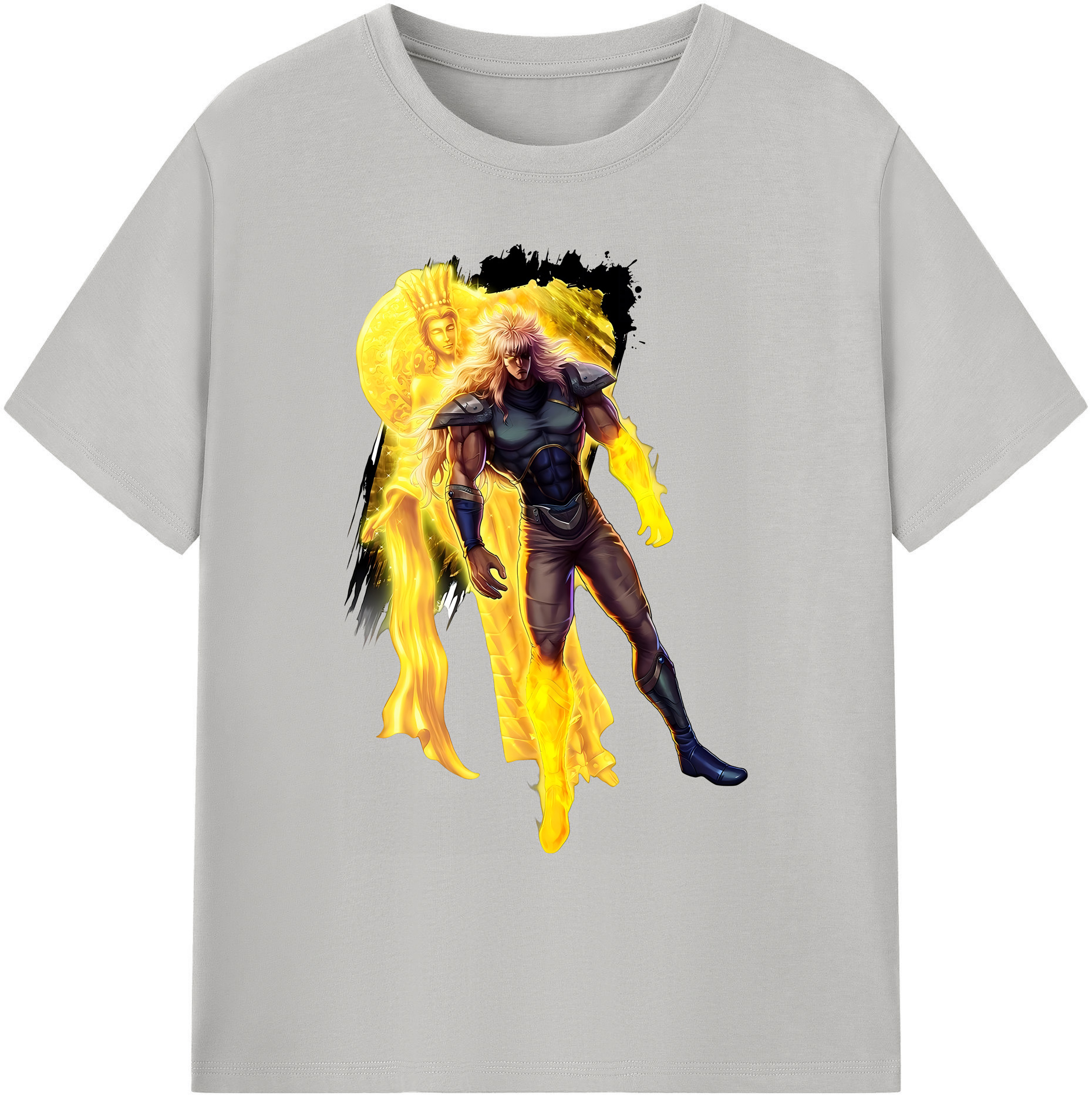 （画像用） 北斗の拳 Fist of the North Star 綿100％ メンズ半袖Tシャツ｜肌触りやわらか＆通気性