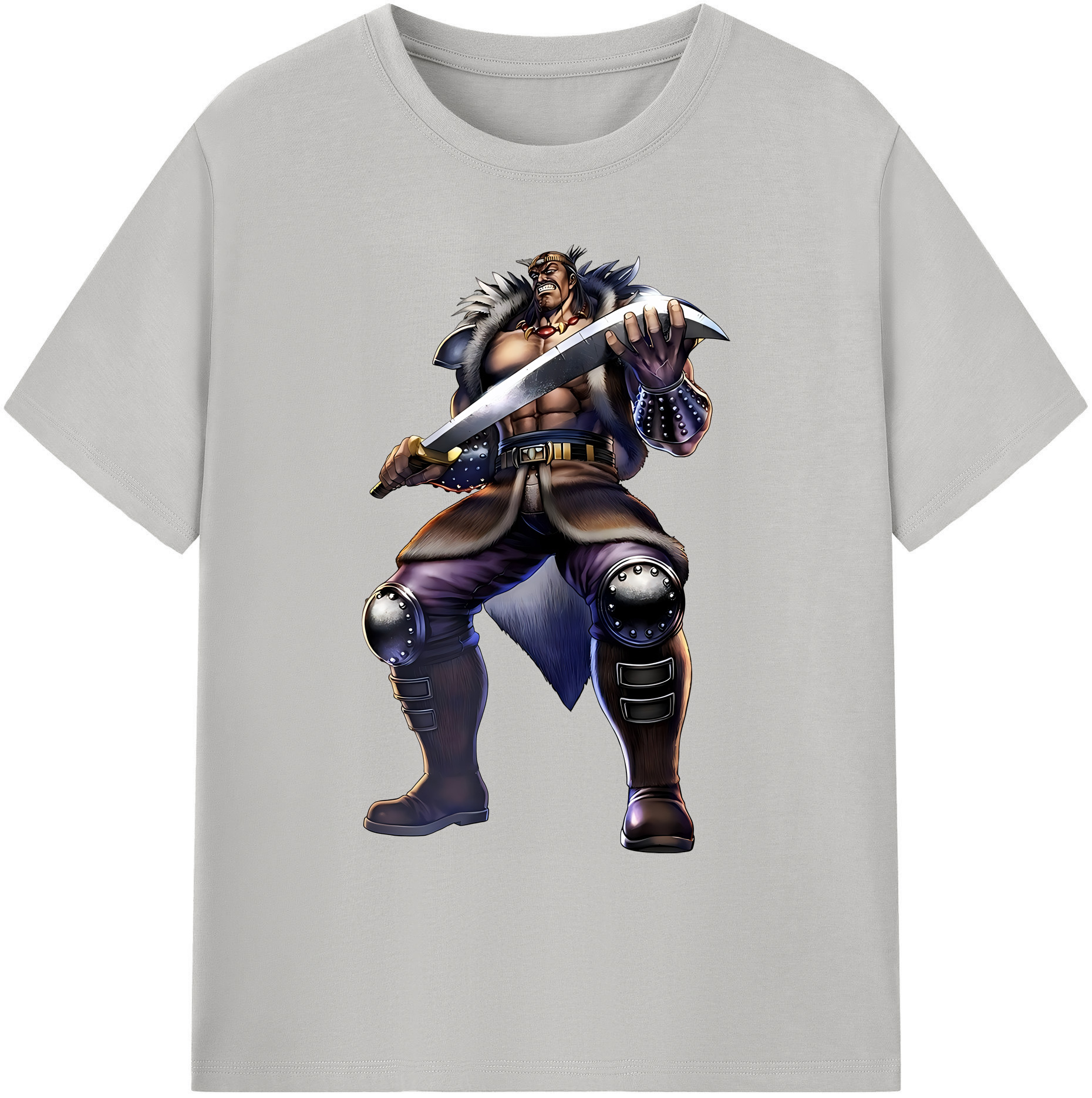 （画像用） 北斗の拳 Fist of the North Star 綿100％ メンズ半袖Tシャツ｜肌触りやわらか＆通気性