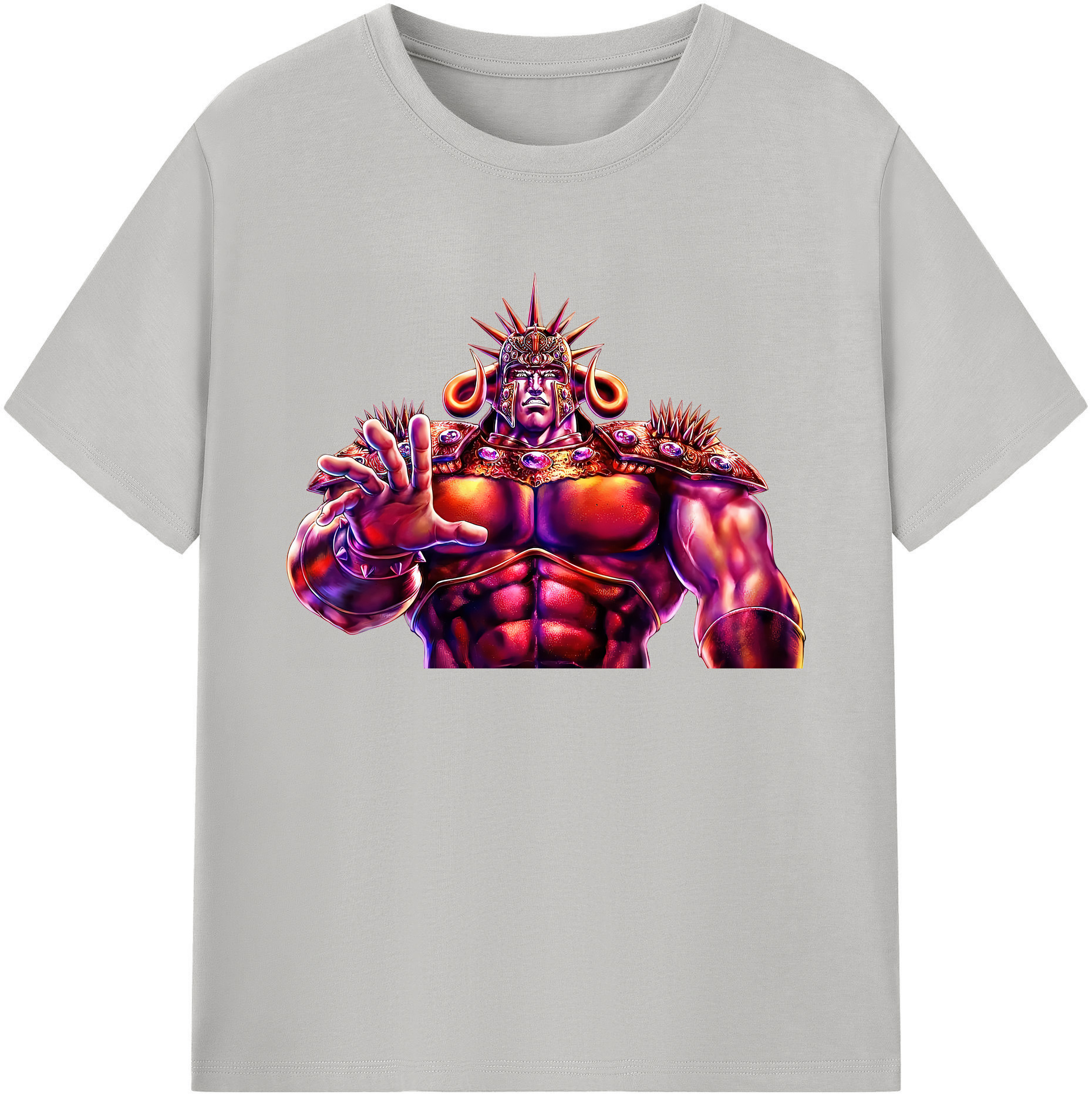 （画像用） 北斗の拳 Fist of the North Star 綿100％ メンズ半袖Tシャツ｜肌触りやわらか＆通気性