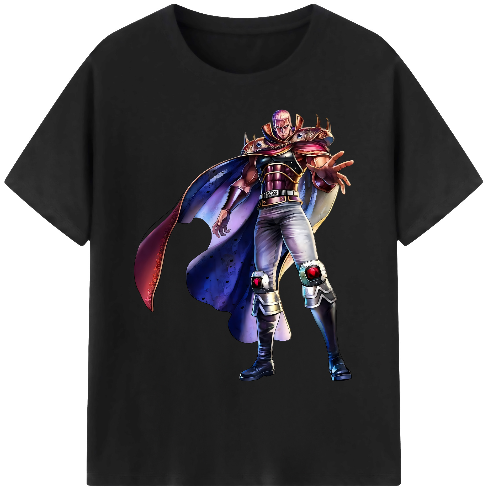（画像用） 北斗の拳 Fist of the North Star 綿100％ メンズ半袖Tシャツ｜肌触りやわらか＆通気性