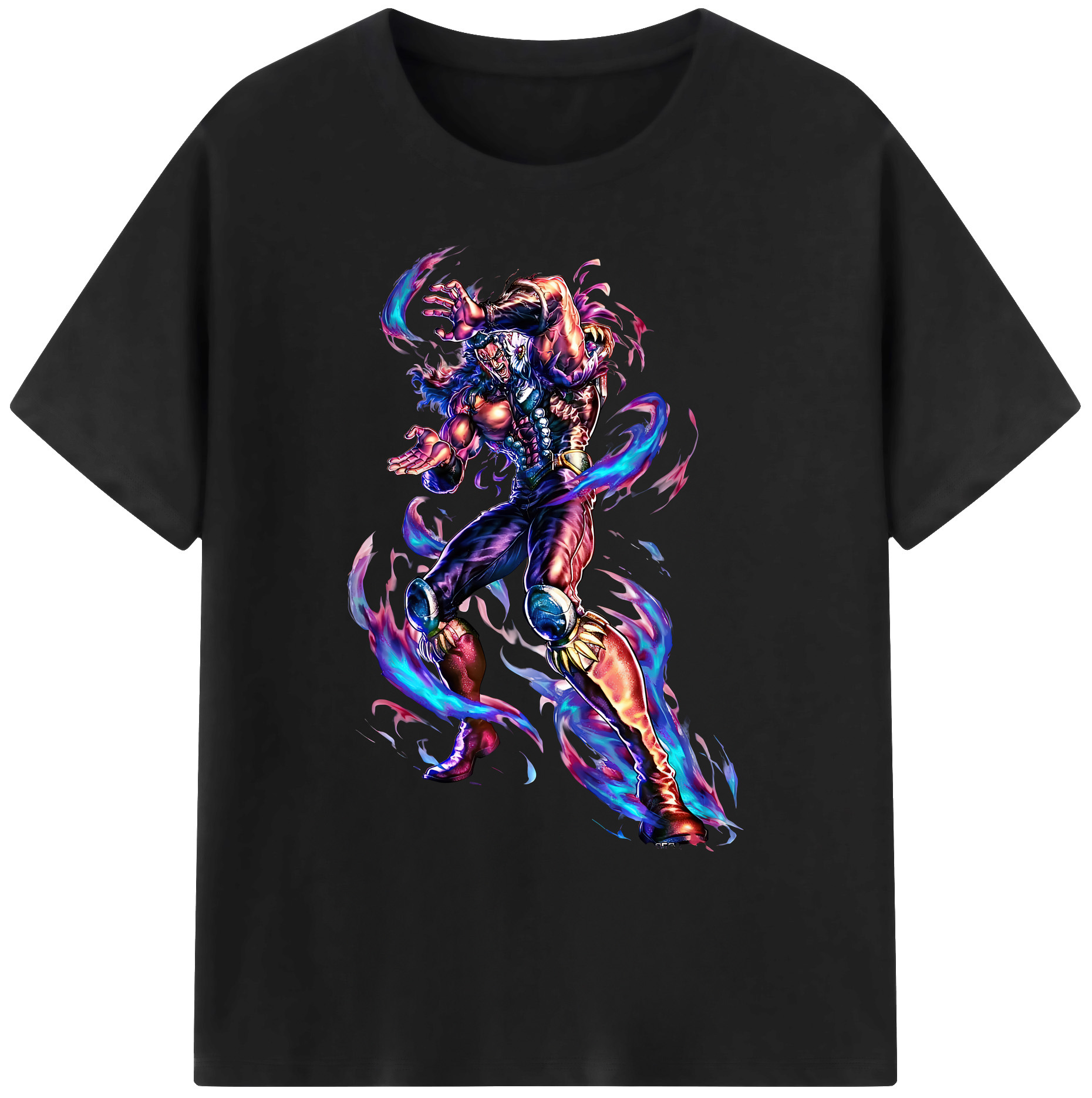（画像用） 北斗の拳 Fist of the North Star 綿100％ メンズ半袖Tシャツ｜肌触りやわらか＆通気性