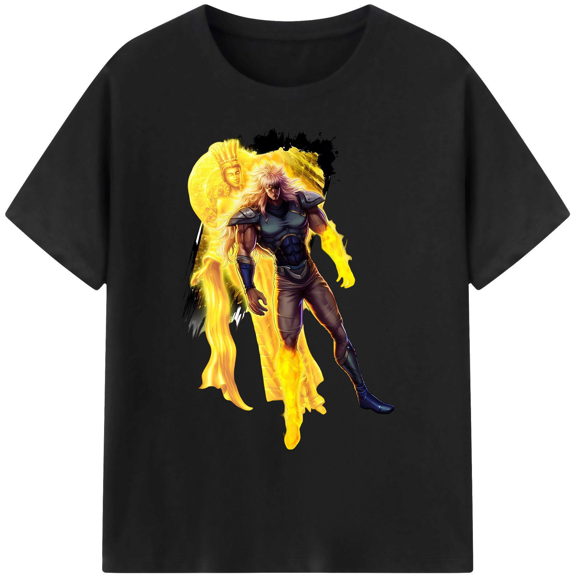 （画像用） 北斗の拳 Fist of the North Star 綿100％ メンズ半袖Tシャツ｜肌触りやわらか＆通気性