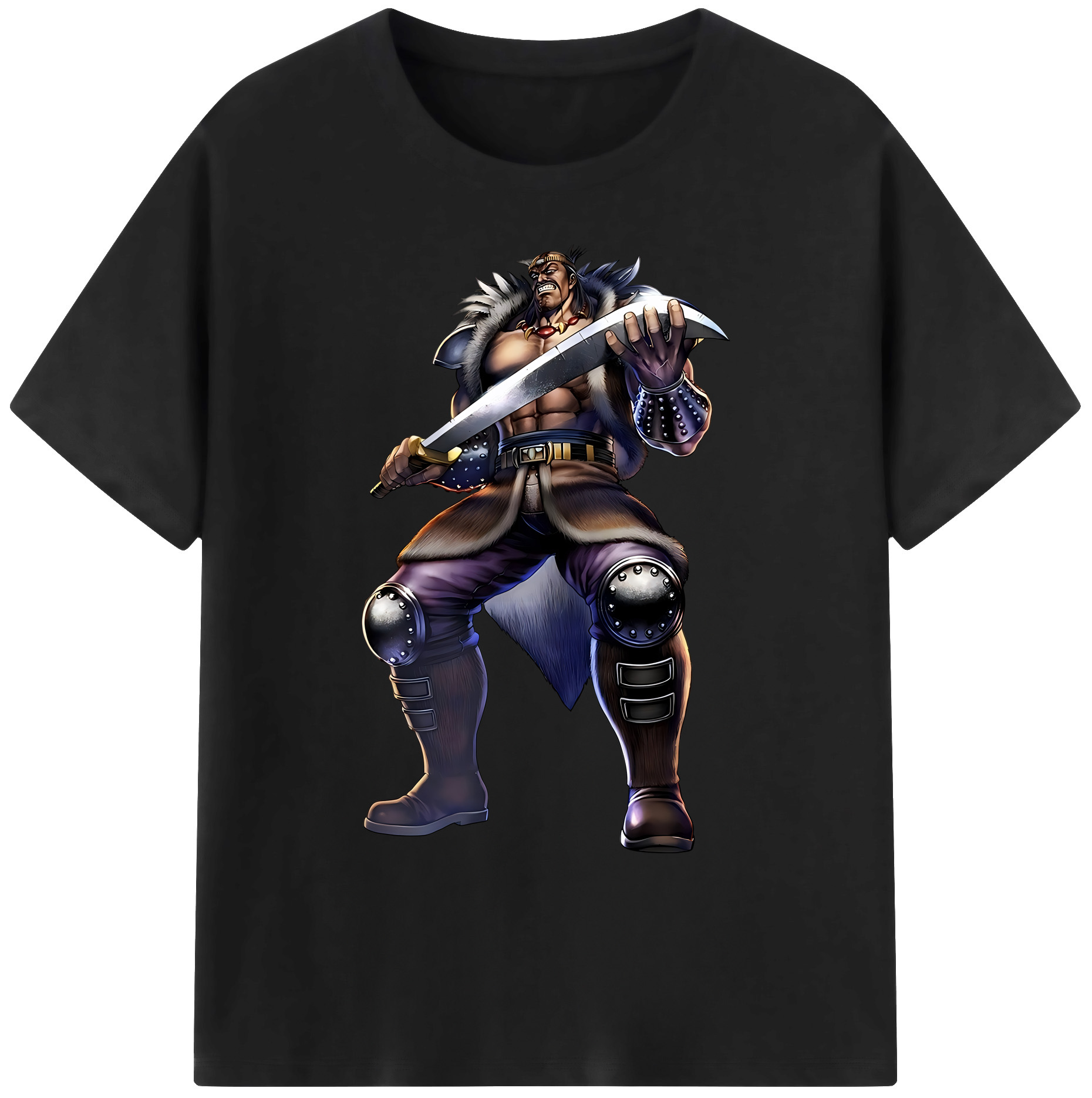 （画像用） 北斗の拳 Fist of the North Star 綿100％ メンズ半袖Tシャツ｜肌触りやわらか＆通気性