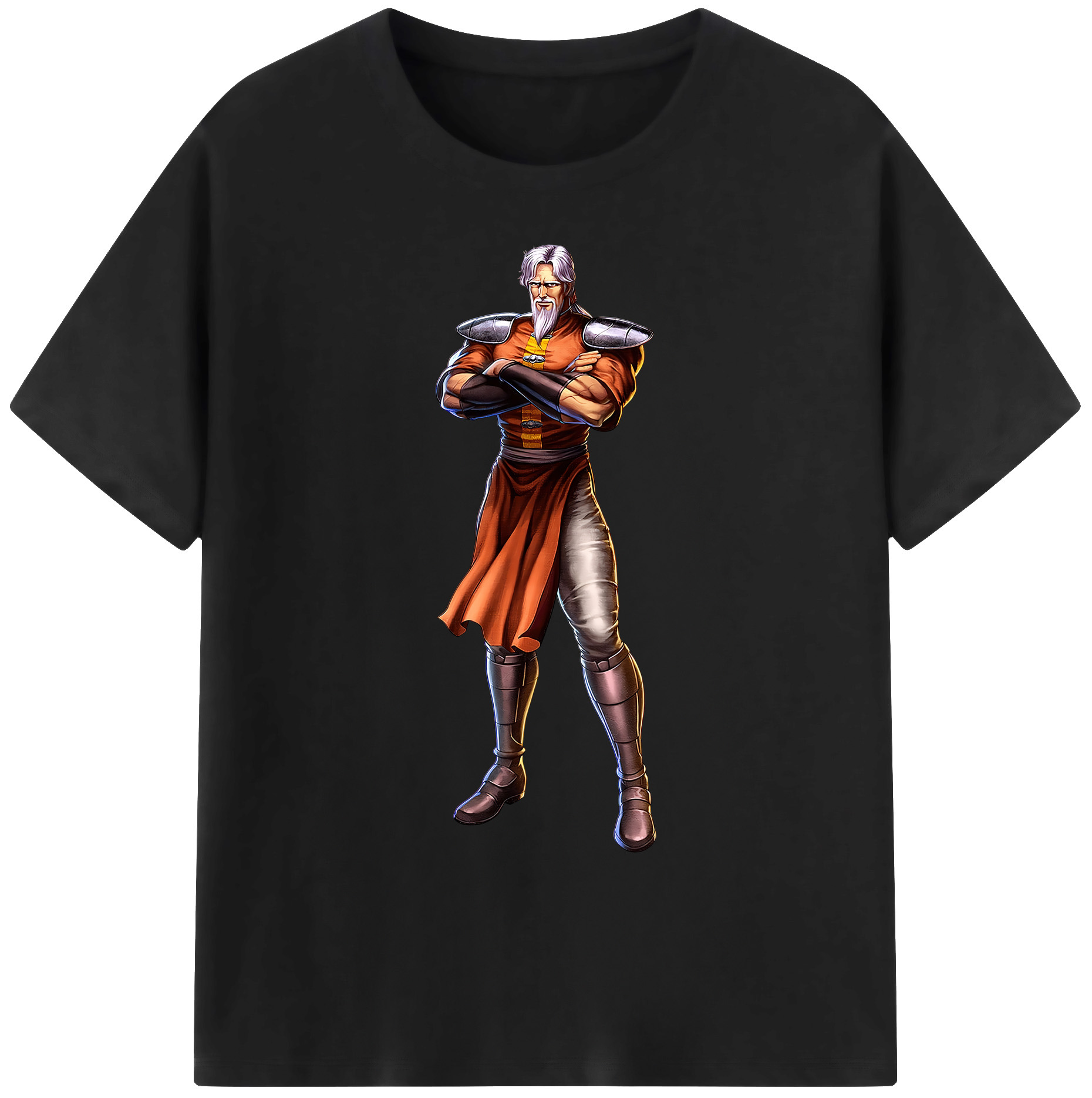 （画像用） 北斗の拳 Fist of the North Star 綿100％ メンズ半袖Tシャツ｜肌触りやわらか＆通気性