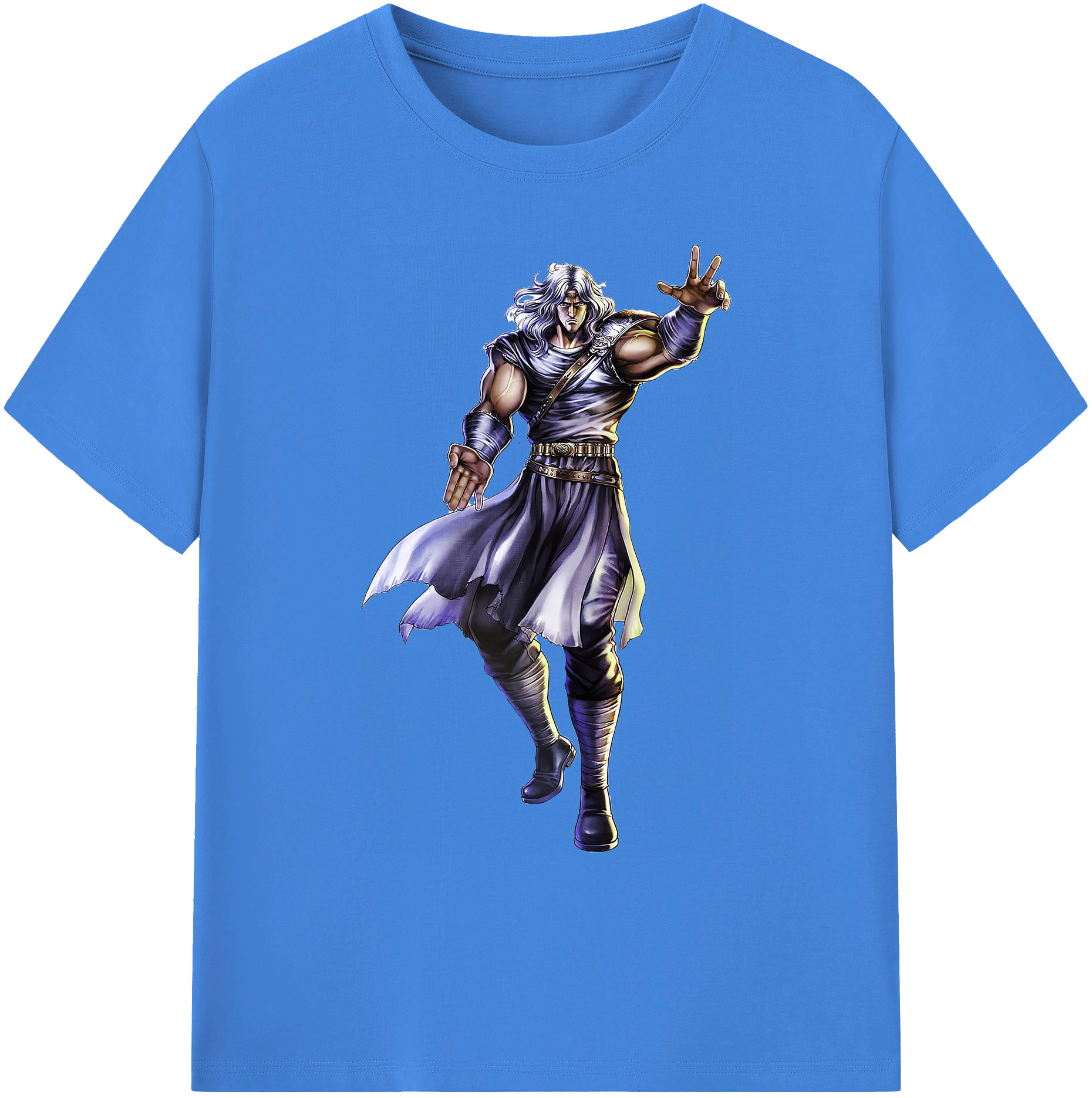 （画像用） 北斗の拳 Fist of the North Star 綿100％ メンズ半袖Tシャツ｜肌触りやわらか＆通気性
