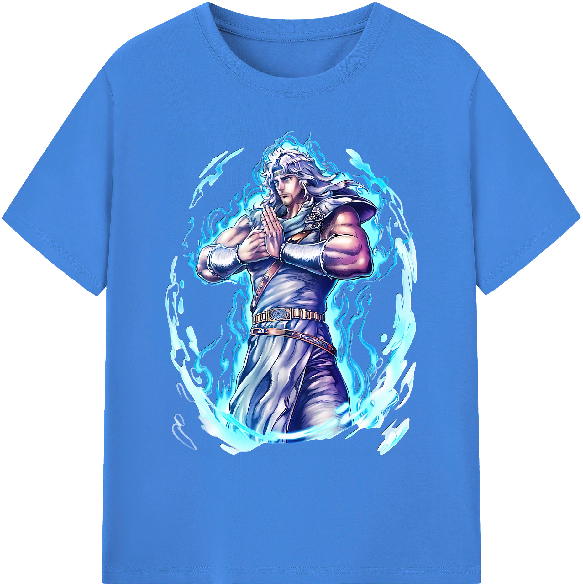 （画像用） 北斗の拳 Fist of the North Star 綿100％ メンズ半袖Tシャツ｜肌触りやわらか＆通気性