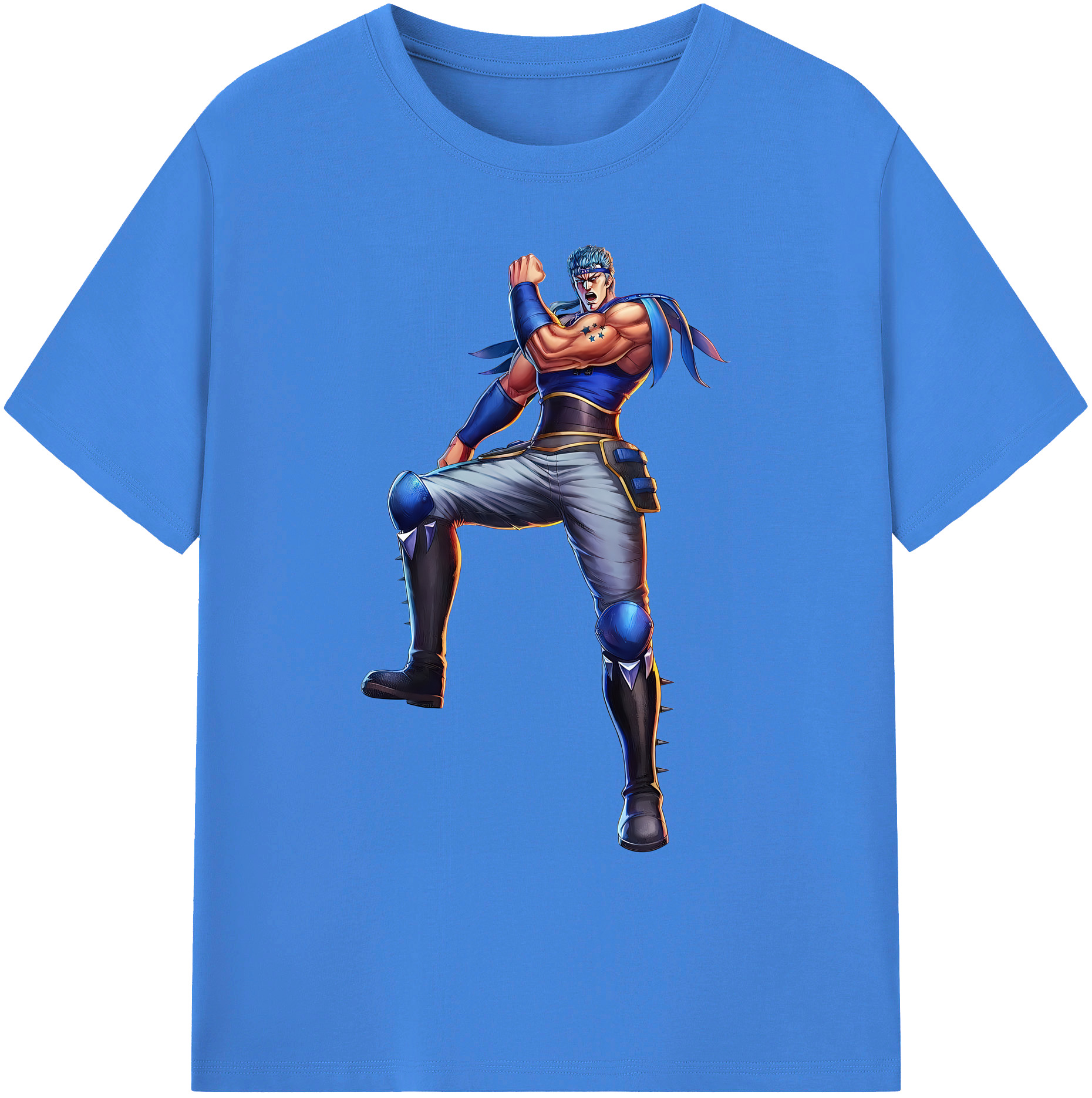 （画像用） 北斗の拳 Fist of the North Star 綿100％ メンズ半袖Tシャツ｜肌触りやわらか＆通気性