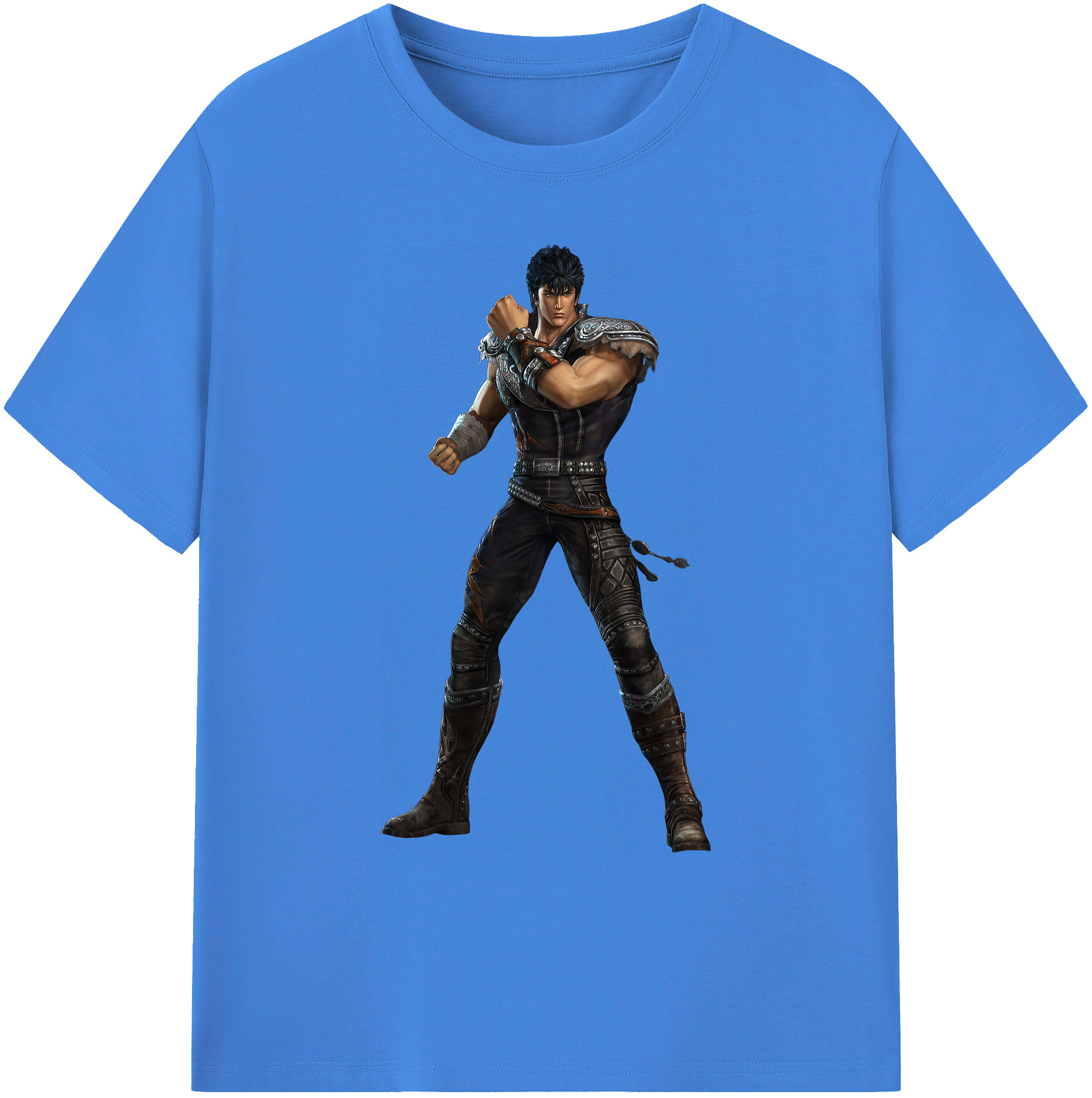 （画像用） 北斗の拳 Fist of the North Star 綿100％ メンズ半袖Tシャツ｜肌触りやわらか＆通気性