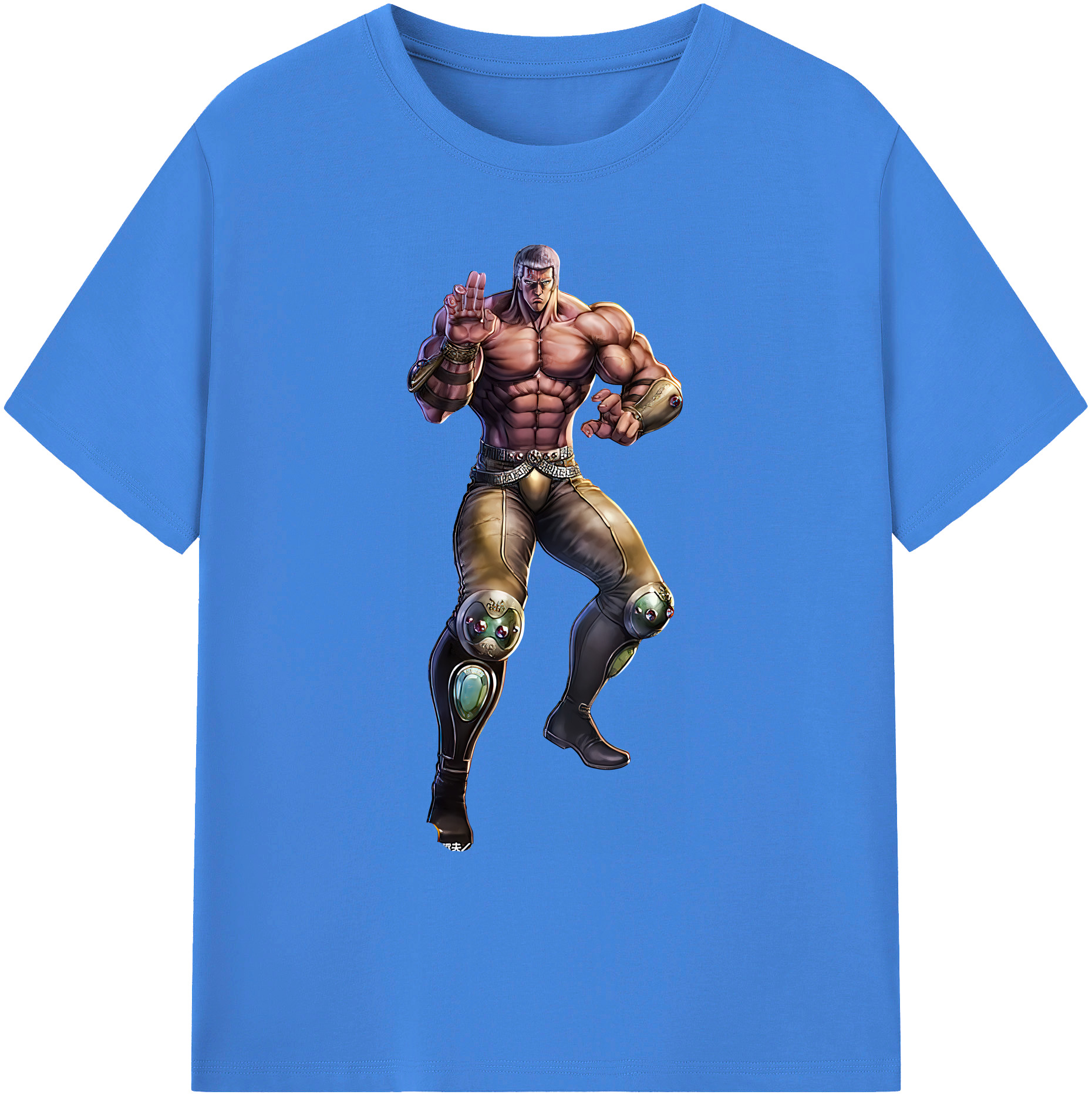 （画像用） 北斗の拳 Fist of the North Star 綿100％ メンズ半袖Tシャツ｜肌触りやわらか＆通気性